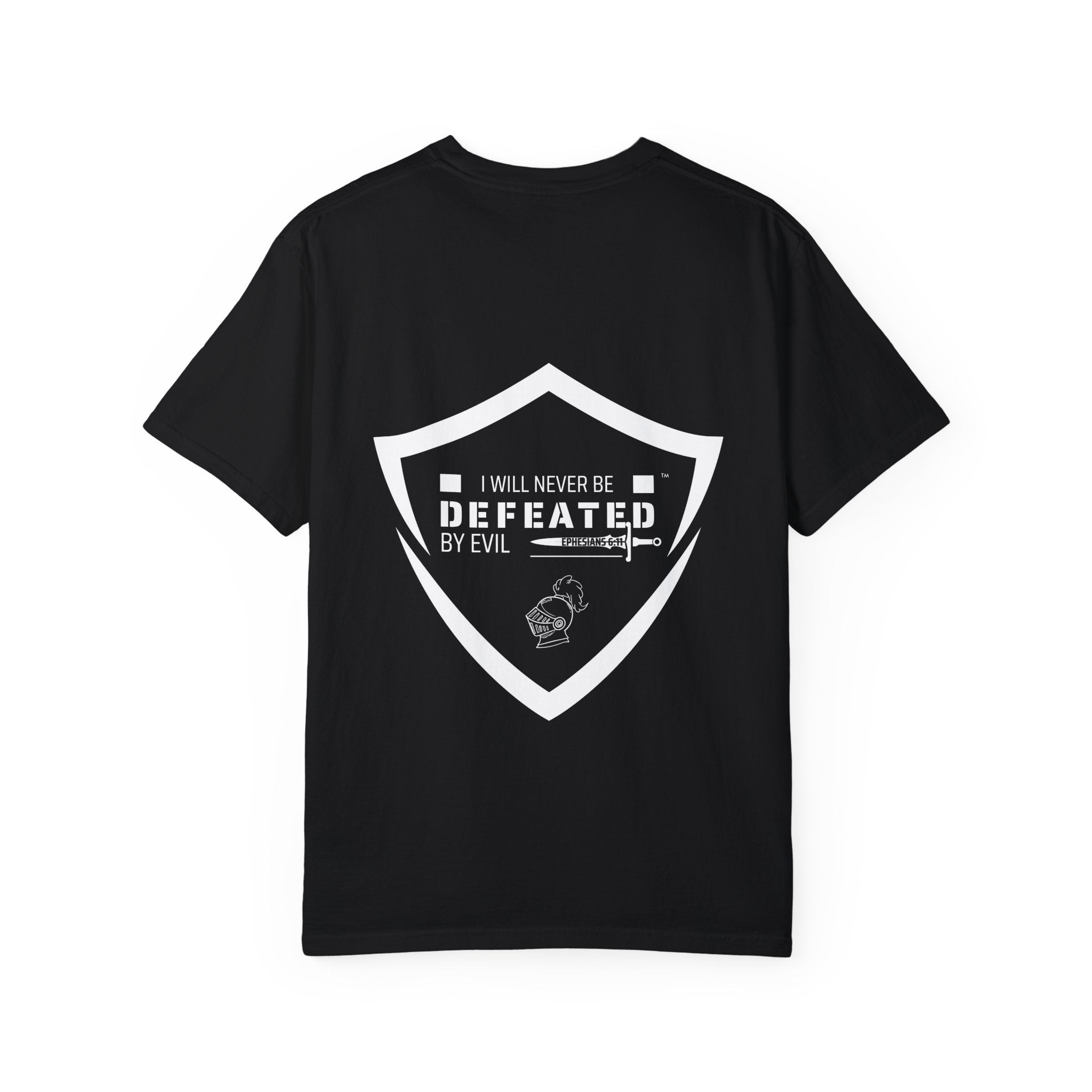 Collection of I Will Never Be Defeated T-Shirt | Unisex Garment in a gallery layout