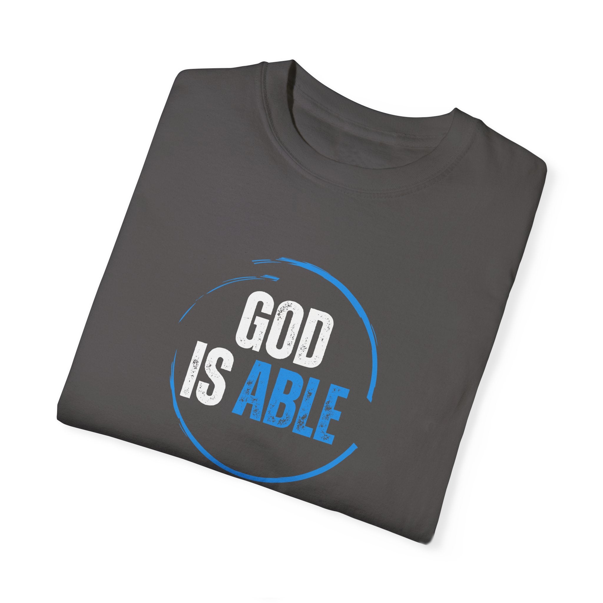 Collection of Inspirational Unisex T-Shirt - 'God Is Able' with Ephesians 3:20 Message in a gallery layout
