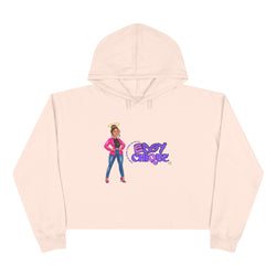 Collection of Sudadera con capucha corta y elegante de estilo atrevido in a gallery layout