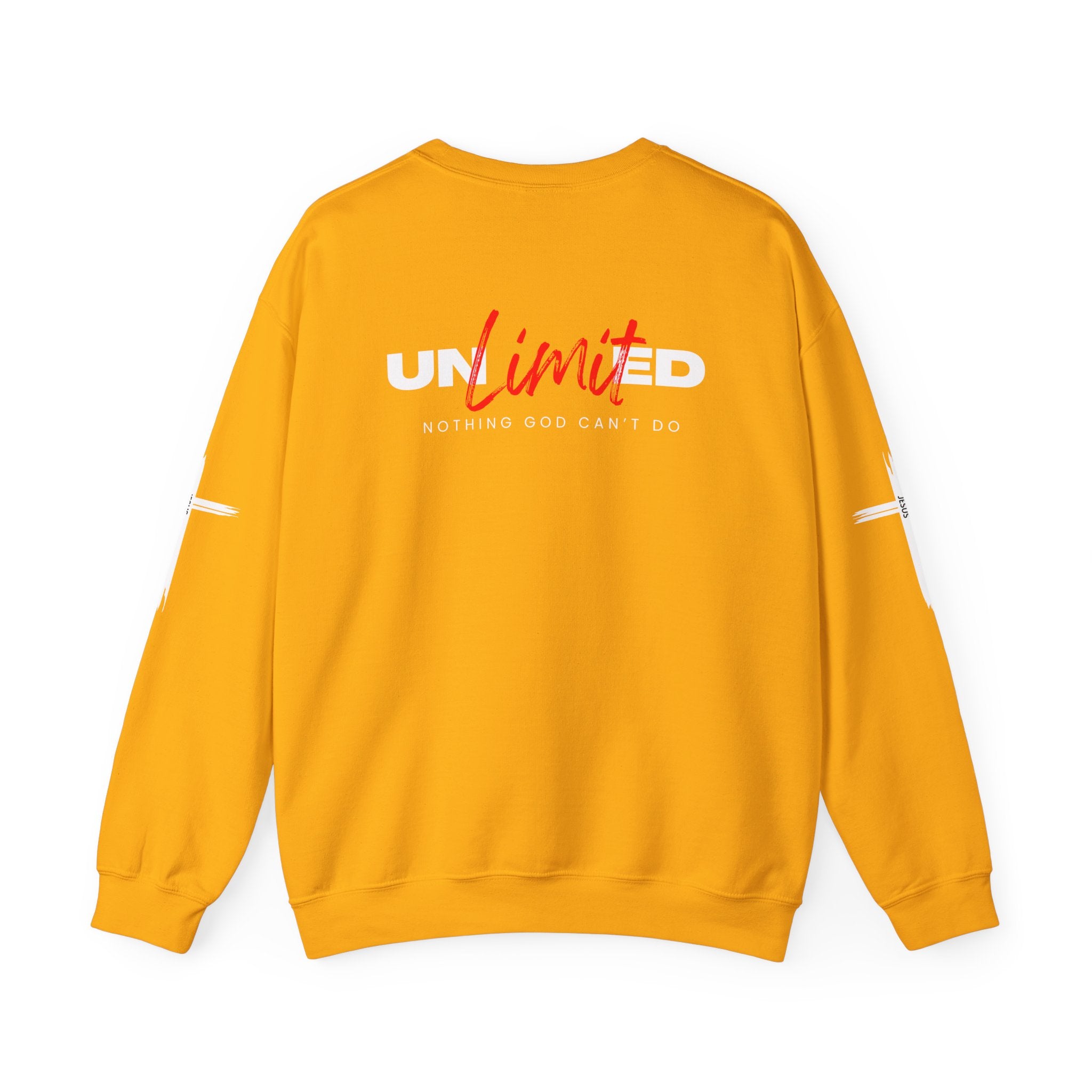 Collection of Unlimited "Nothing God Can't Do" Crewneck Sweatshirt - Motivational Everyday Wear in a gallery layout