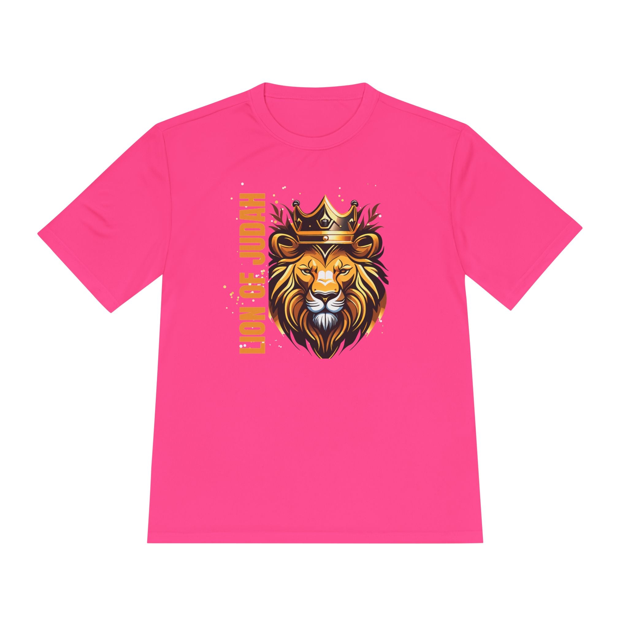Collection of Lion of Judah Unisex Moisture Wicking Tee - Stylish Performance Shirt for Active Lifestyle in a gallery layout