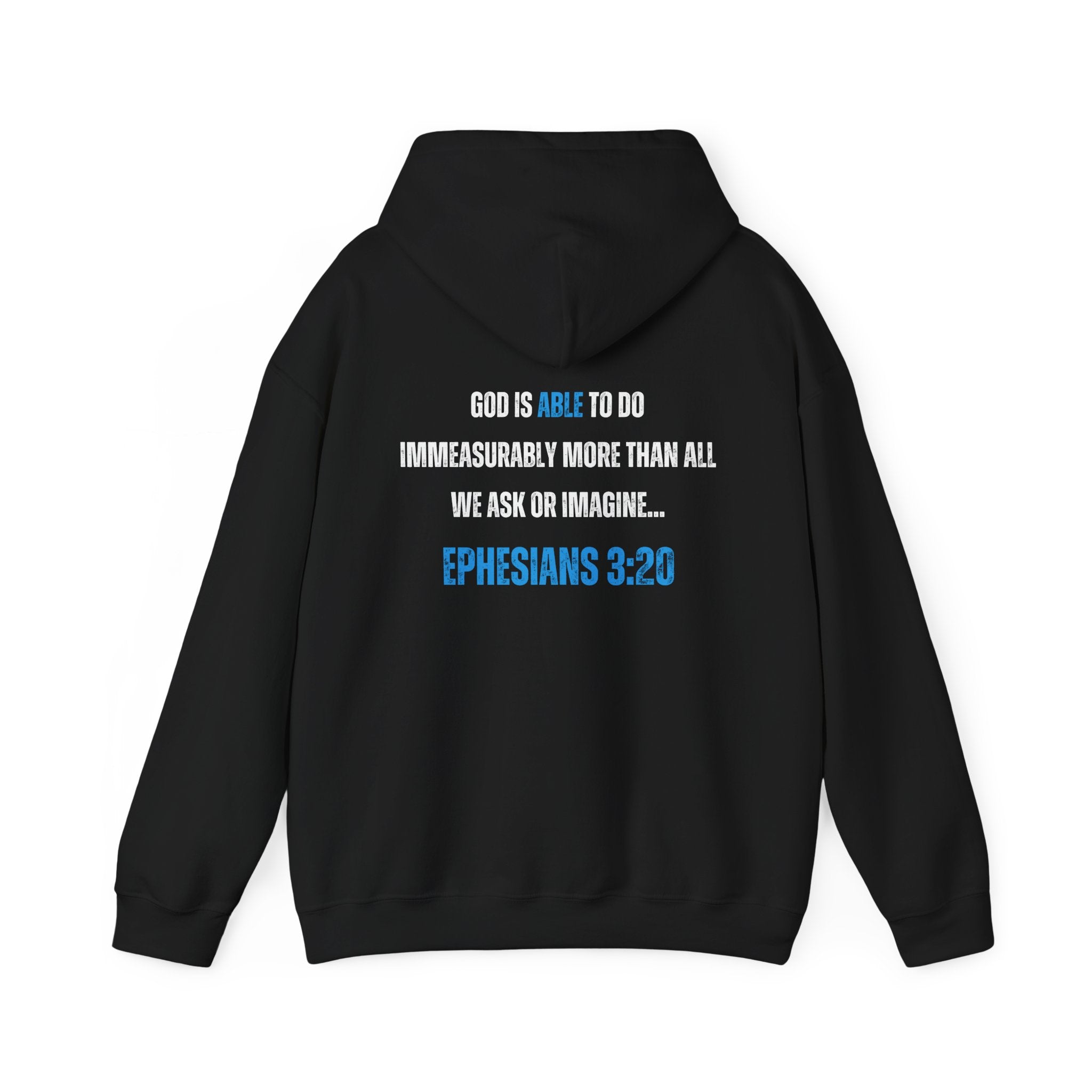 Collection of God Is Able Unisex Hooded Sweatshirt in a gallery layout