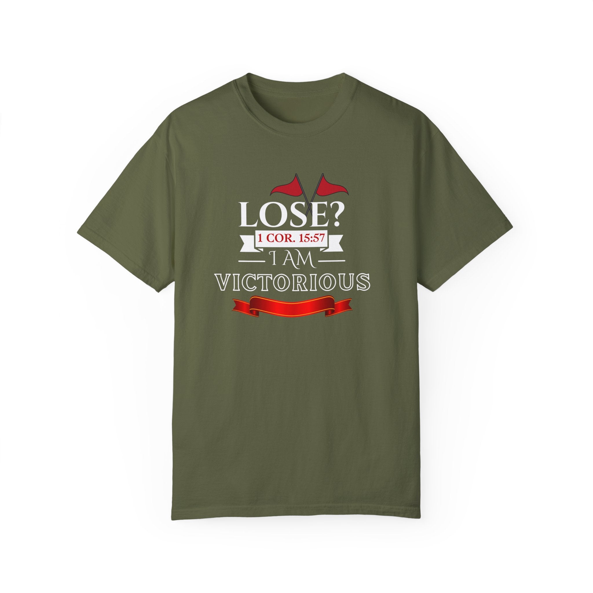 Collection of Victorious Faith Unisex T-Shirt - Lose? I Am Victorious - Inspirational Christian Apparel in a gallery layout