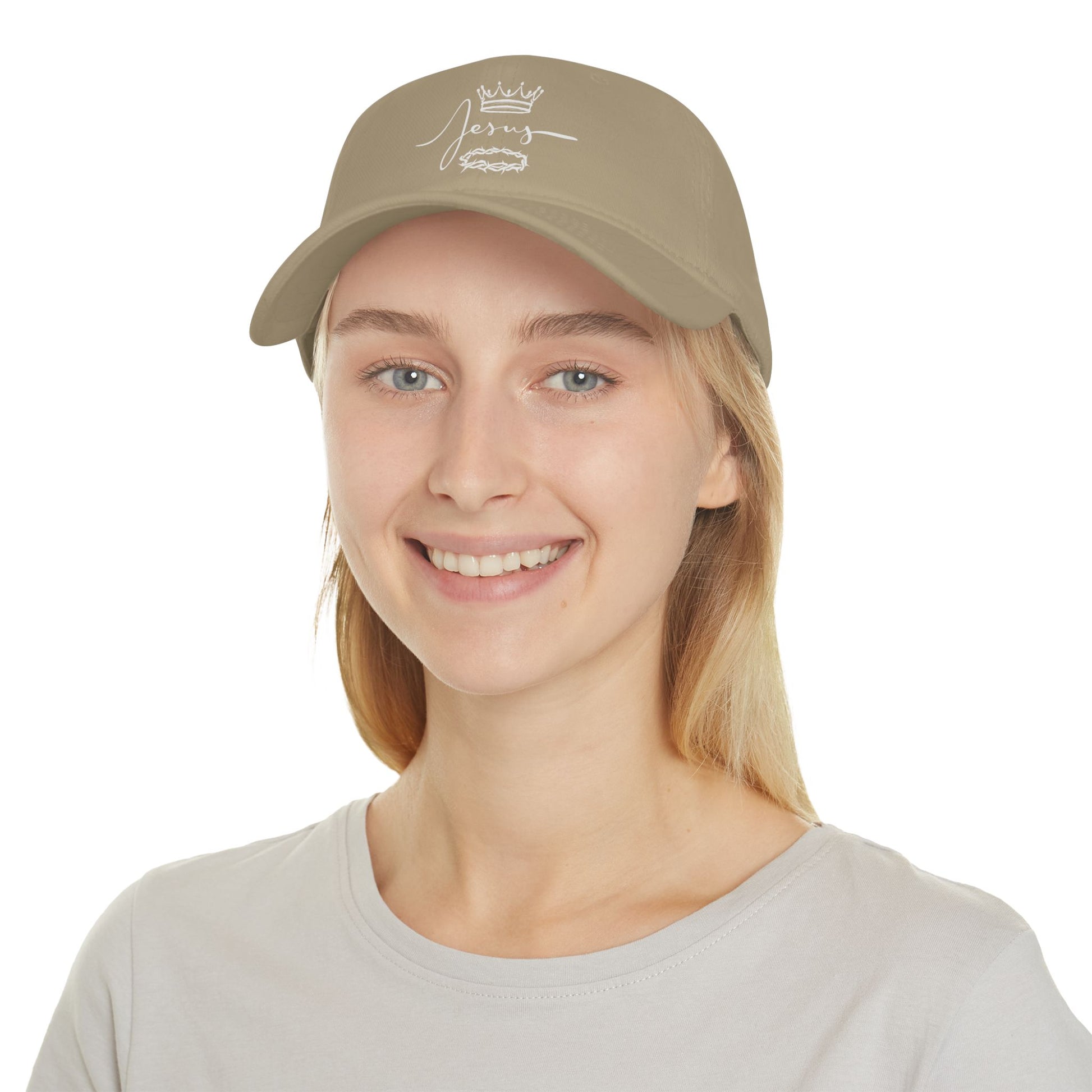 Jesus Crown & Thorns Low Profile Baseball Cap -Hat for Faith and Everyday Wear