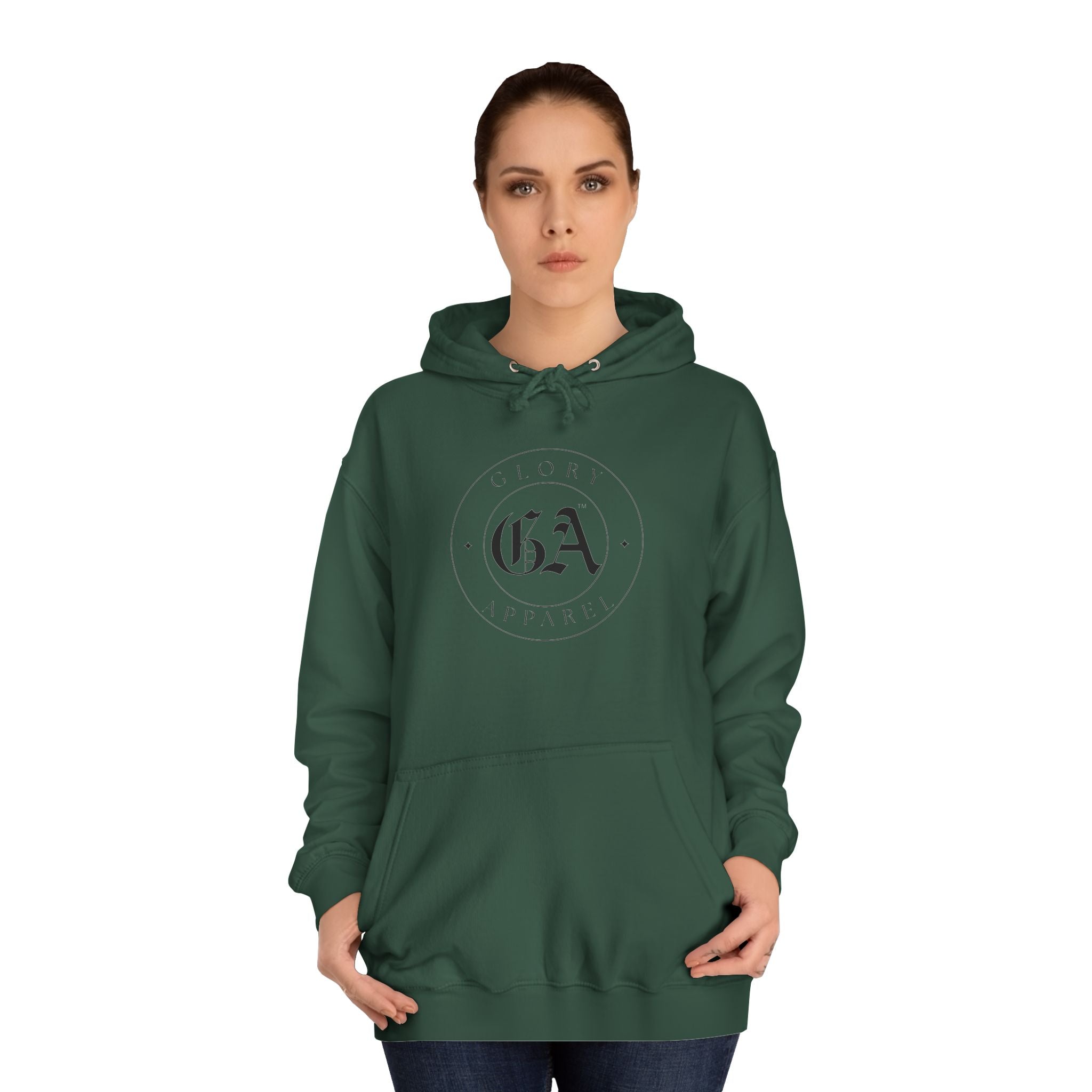 Collection of Glory Apparel Cozy Unisex College Hoodie  - Perfect for Campus Life & Casual Wear in a gallery layout