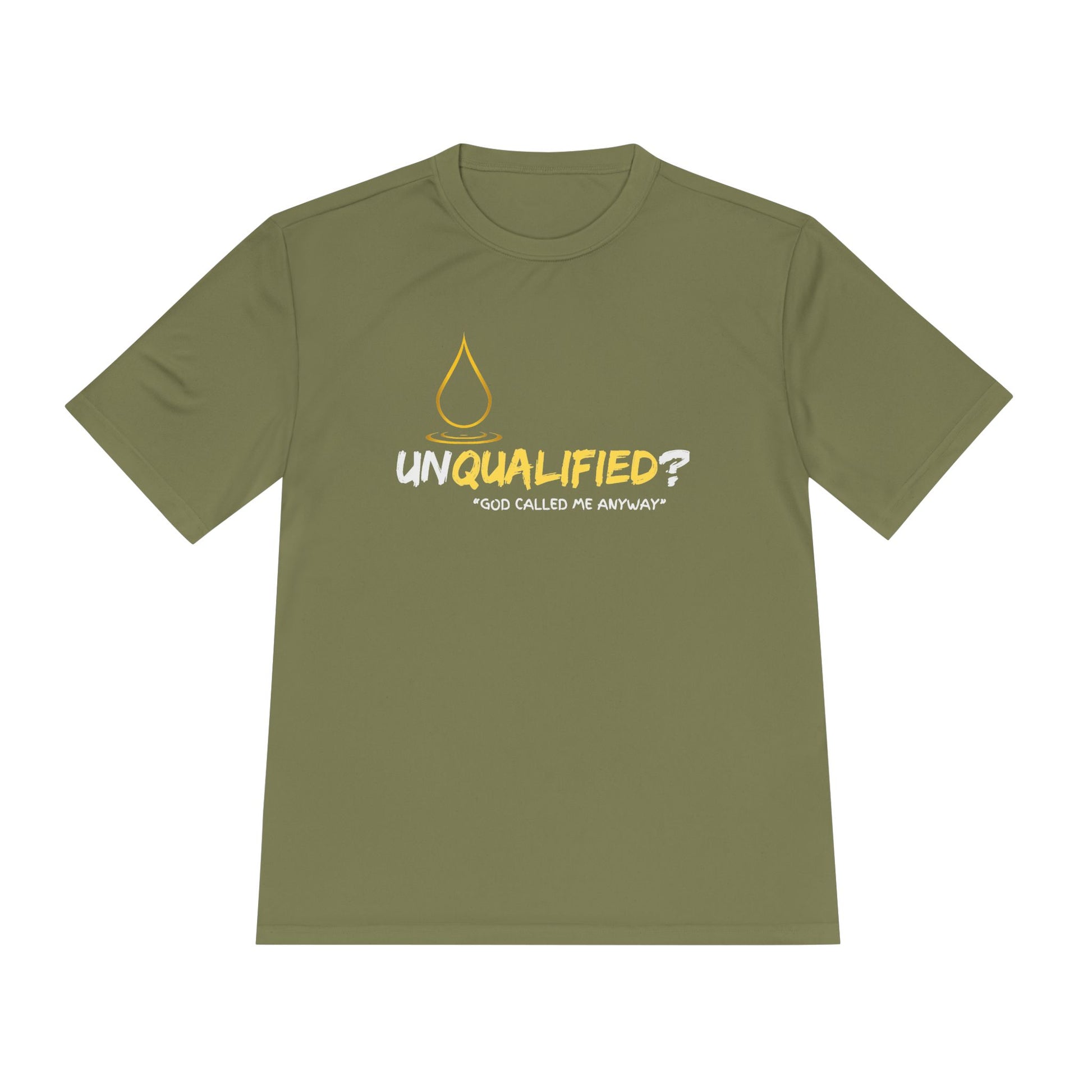 Unisex Moisture Wicking Tee - 'UNQUALIFIED?' Performance Shirt for Athletes