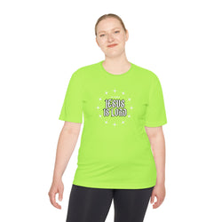 Collection of Unisex Moisture Wicking Tee - 'Jesus is Lord' Inspirational Activewear in a gallery layout