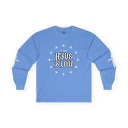 Collection of Faith-Inspired Unisex Long Sleeve Tee - 'Jesus is Lord' Design in a gallery layout