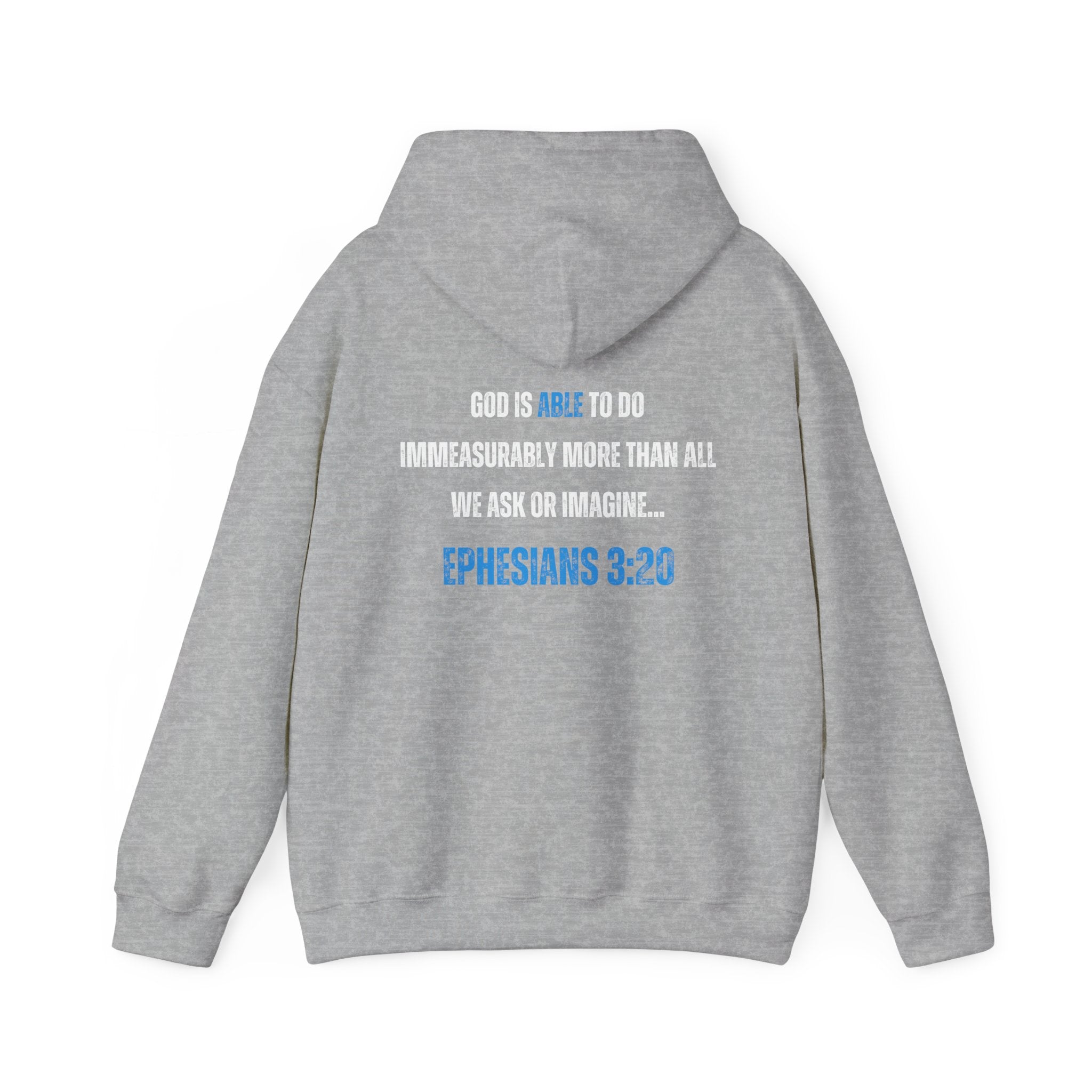 Collection of God Is Able Unisex Hooded Sweatshirt in a gallery layout