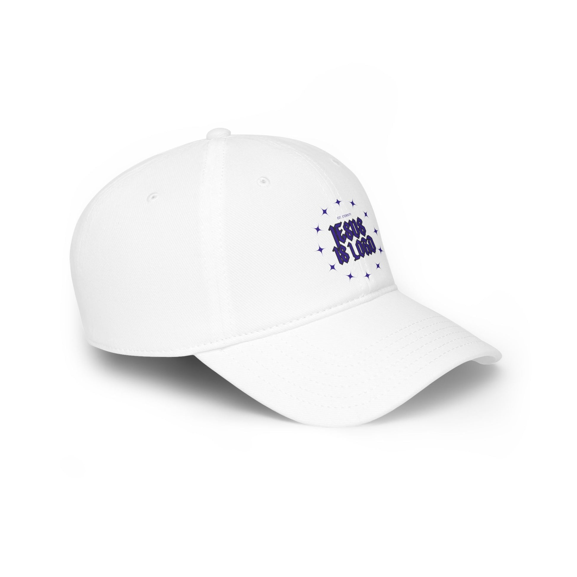 Inspirational Low Profile Baseball Cap - 'Jesus Is Lord' Design