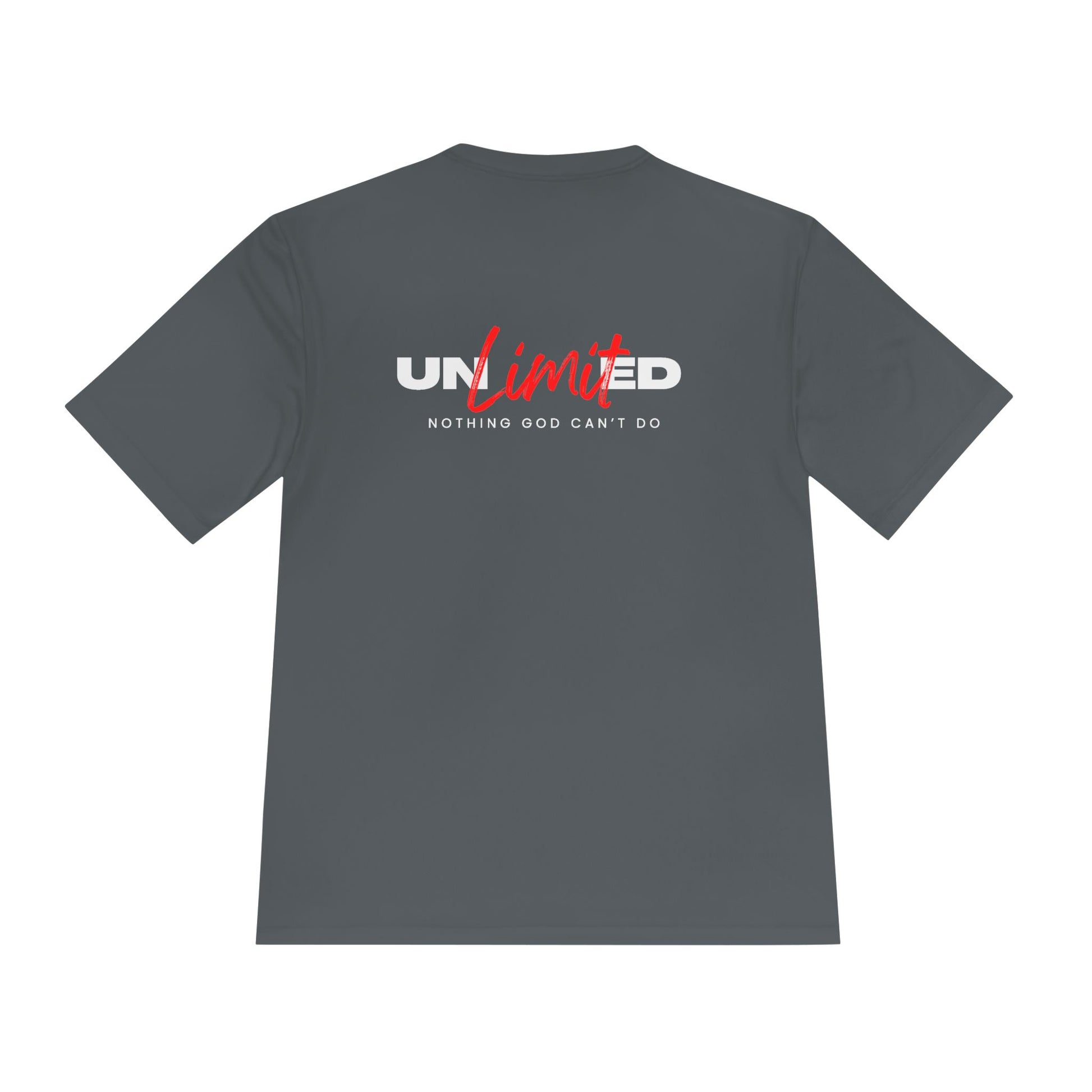 Unisex Moisture Wicking Tee - 'Unlimited' Inspirational Sportswear