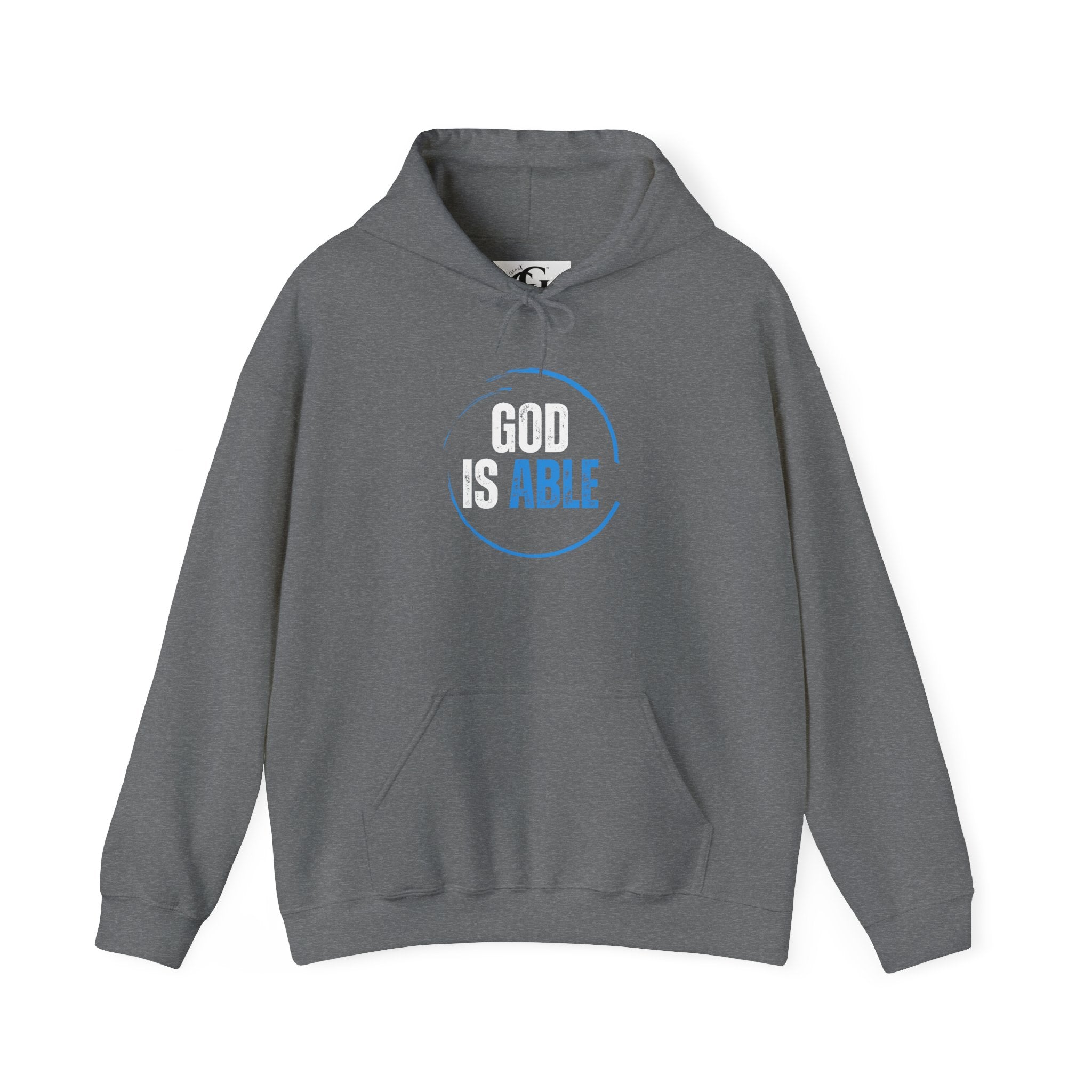 Collection of God Is Able Unisex Hooded Sweatshirt in a gallery layout