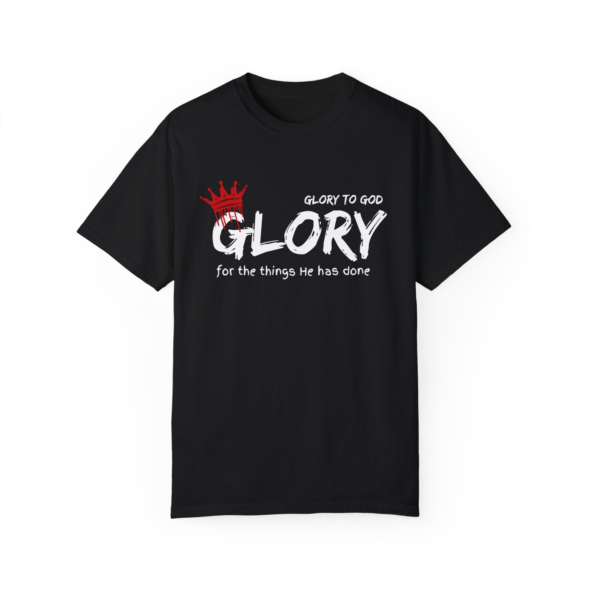 Collection of Faith-Inspired Unisex T-Shirt - 'Glory to God' Design in a gallery layout