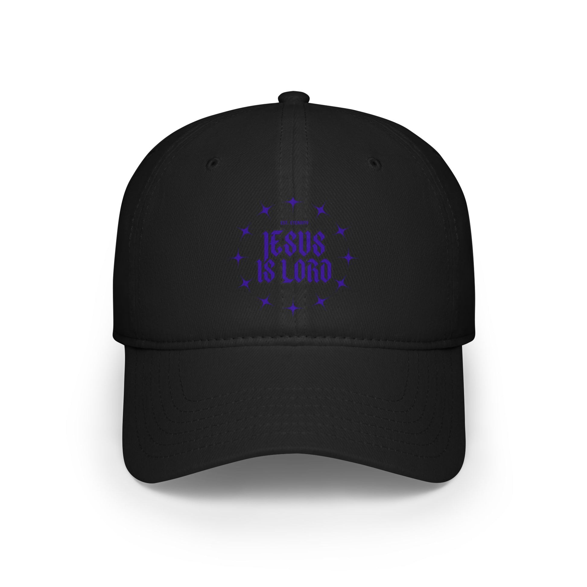 Inspirational Low Profile Baseball Cap - 'Jesus Is Lord' Design