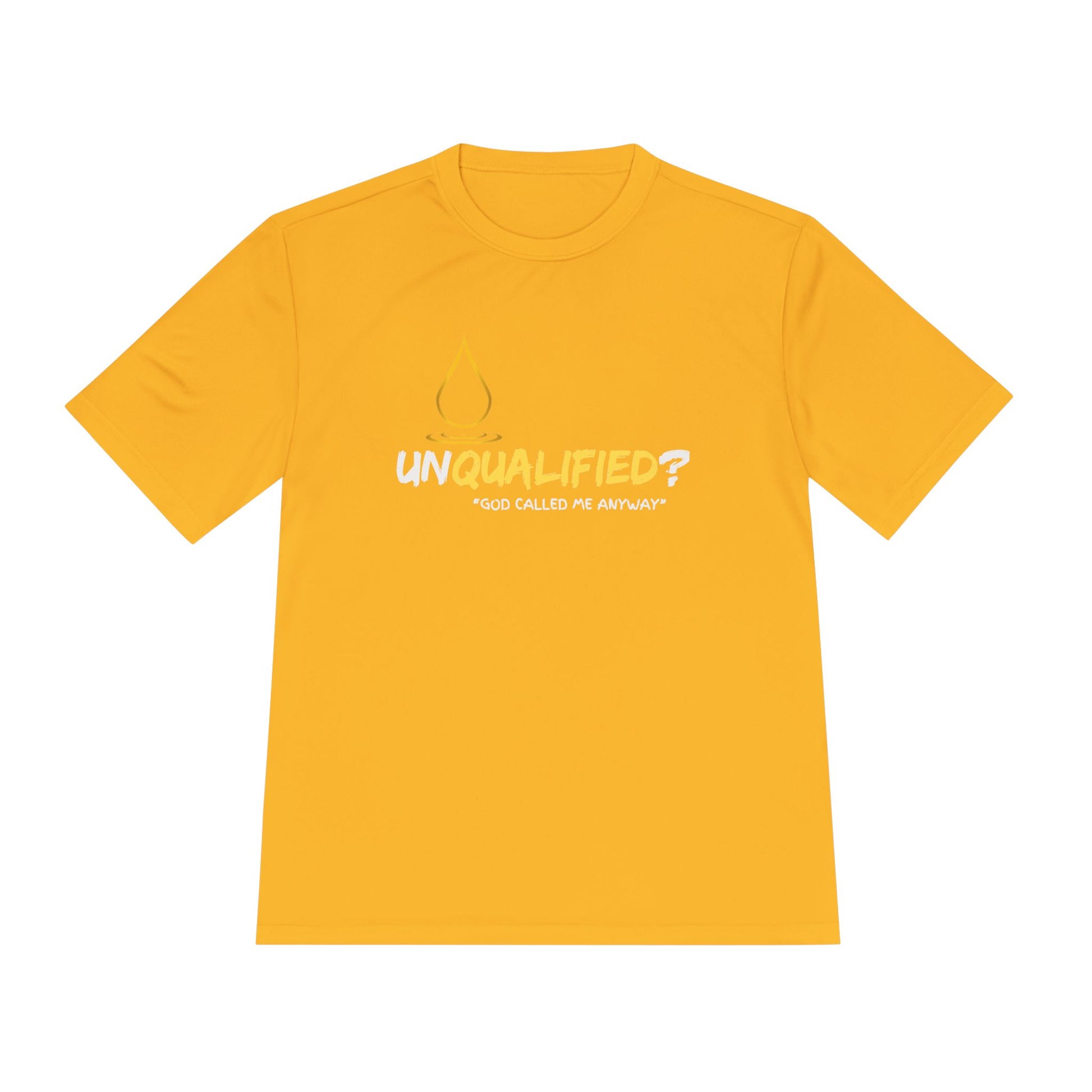 Unisex Moisture Wicking Tee - 'UNQUALIFIED?' Performance Shirt for Athletes
