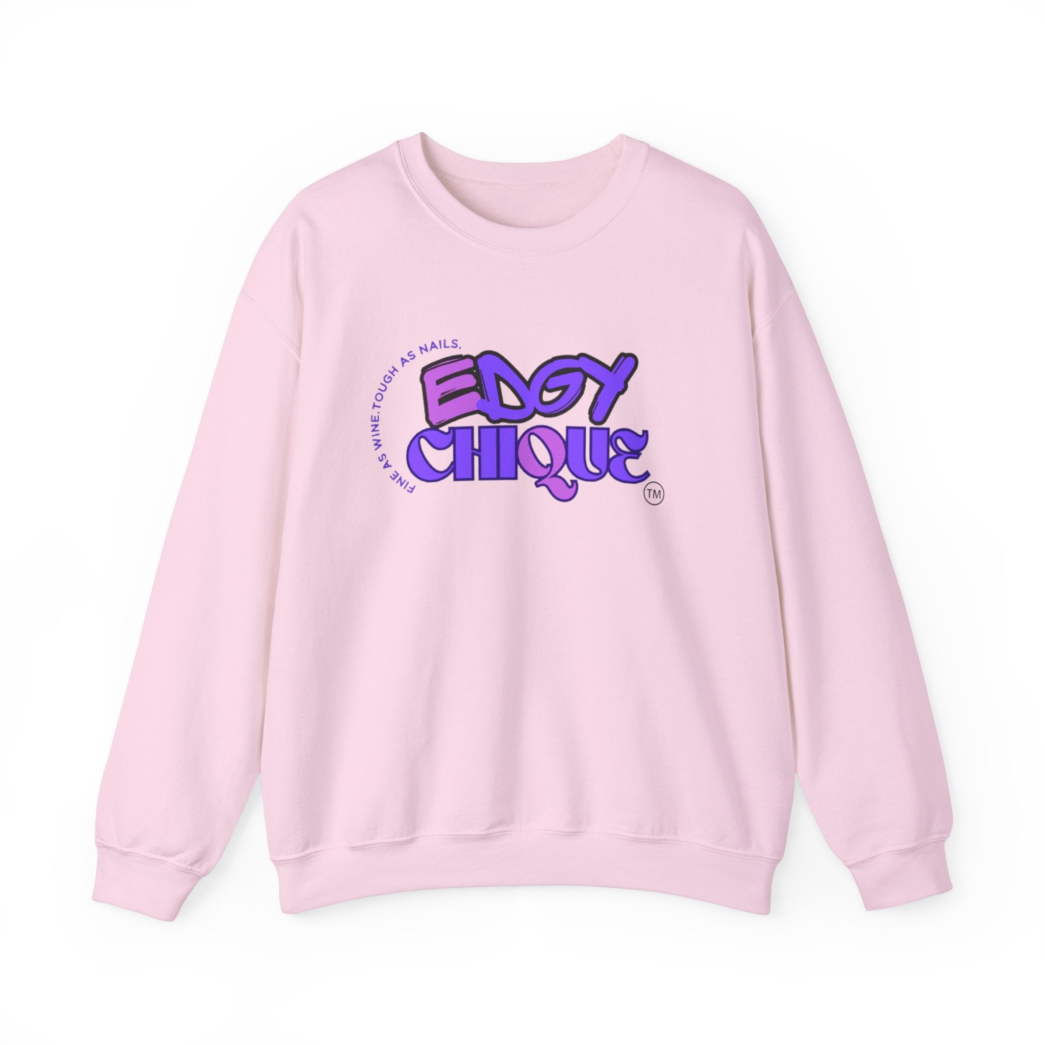 Collection of Edgy Chique Crewneck Sweatshirt - Trendy Design for Confident Women in a gallery layout