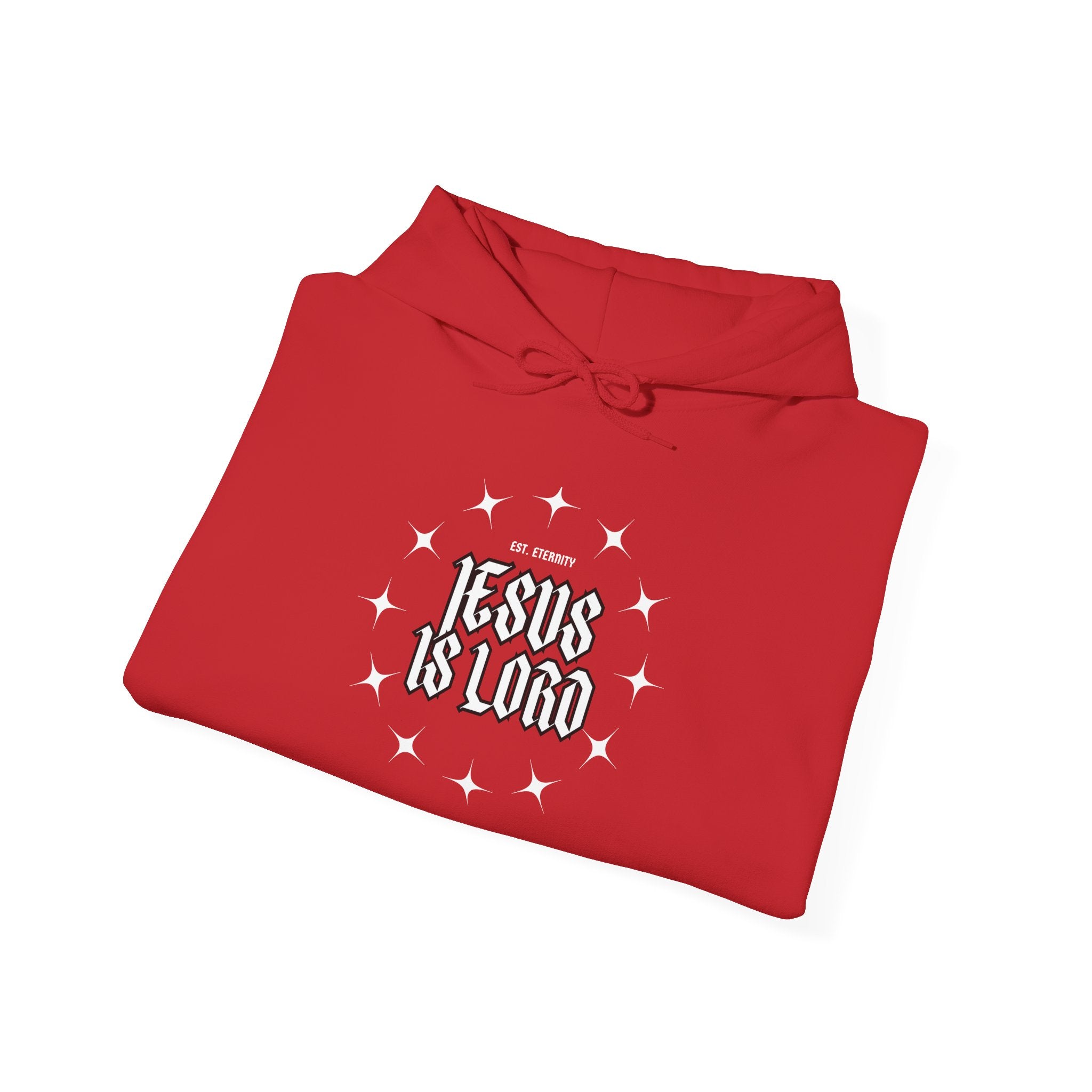 Collection of Unisex Heavy Hooded Sweatshirt - Jesus Is Lord Design in a gallery layout