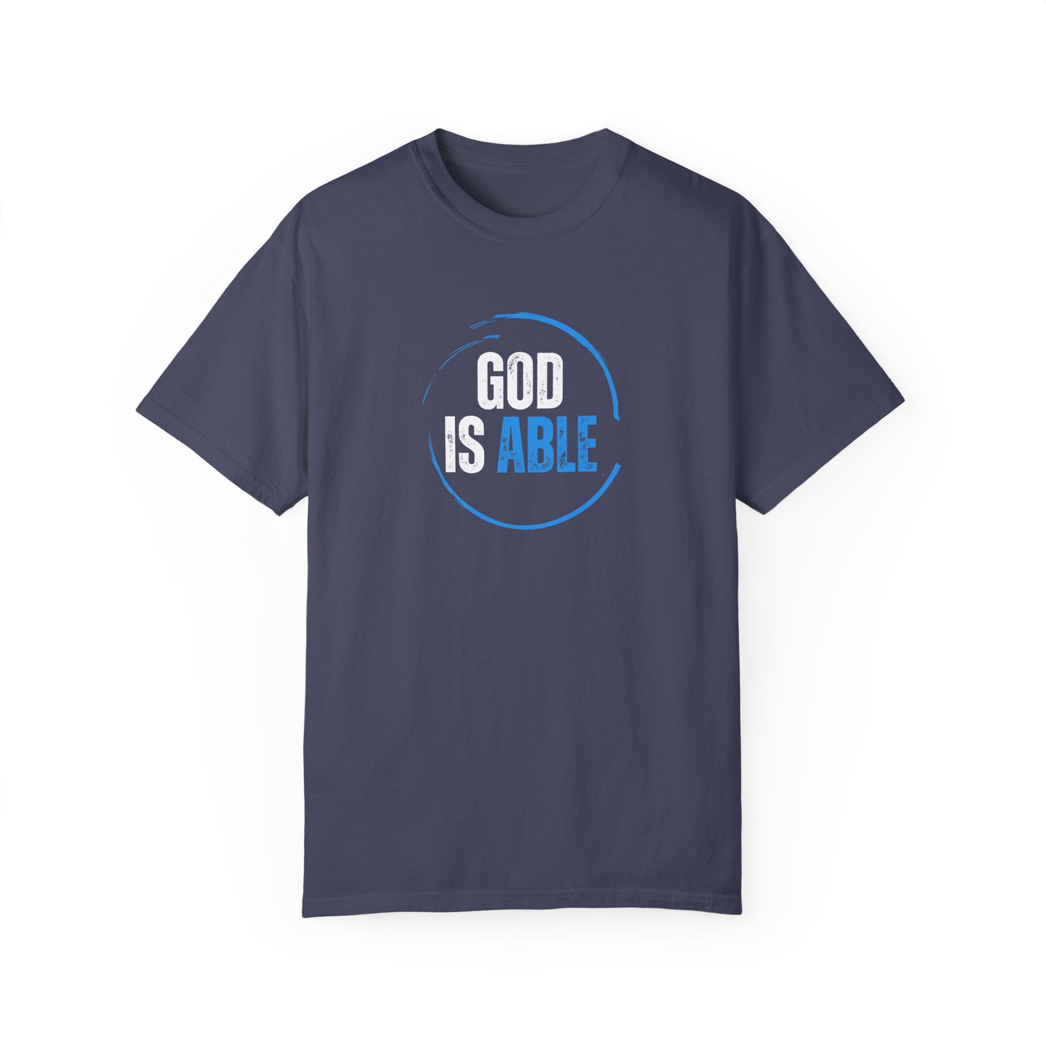Collection of Inspirational Unisex T-Shirt - 'God Is Able' with Ephesians 3:20 Message in a gallery layout
