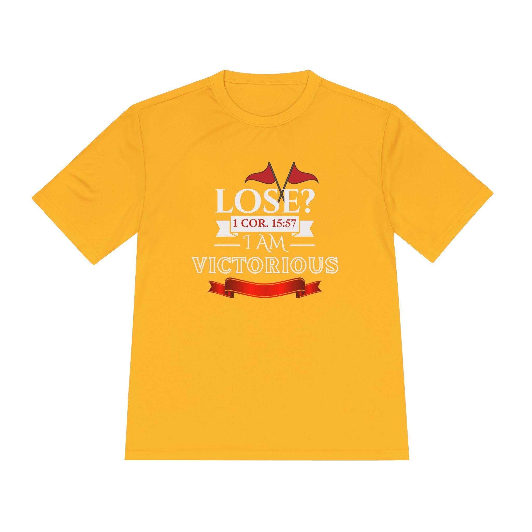Collection of Victorious Faith Unisex Moisture Wicking Tee - I COR. 15:57 in a gallery layout