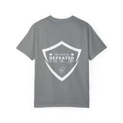 Collection of I Will Never Be Defeated T-Shirt | Unisex Garment in a gallery layout