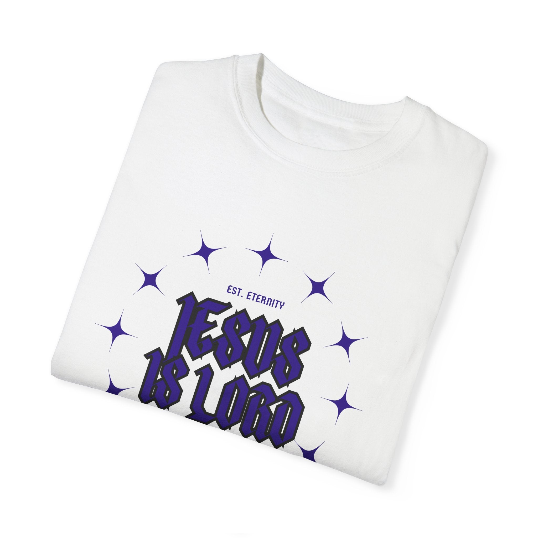 Collection of Inspirational Unisex T-Shirt - 'Jesus is Lord' Design - Perfect for Faith-Based Celebrations in a gallery layout