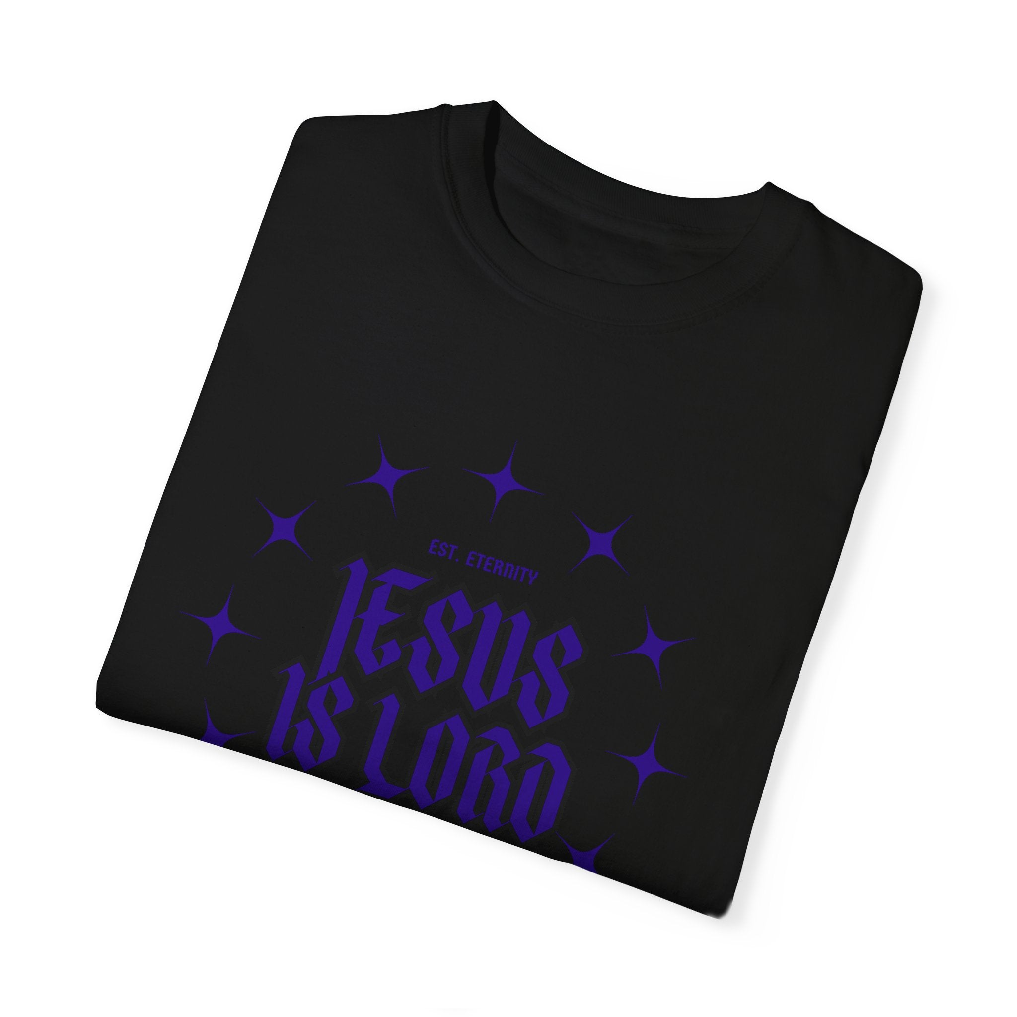 Collection of Inspirational Unisex T-Shirt - 'Jesus is Lord' Design - Perfect for Faith-Based Celebrations in a gallery layout
