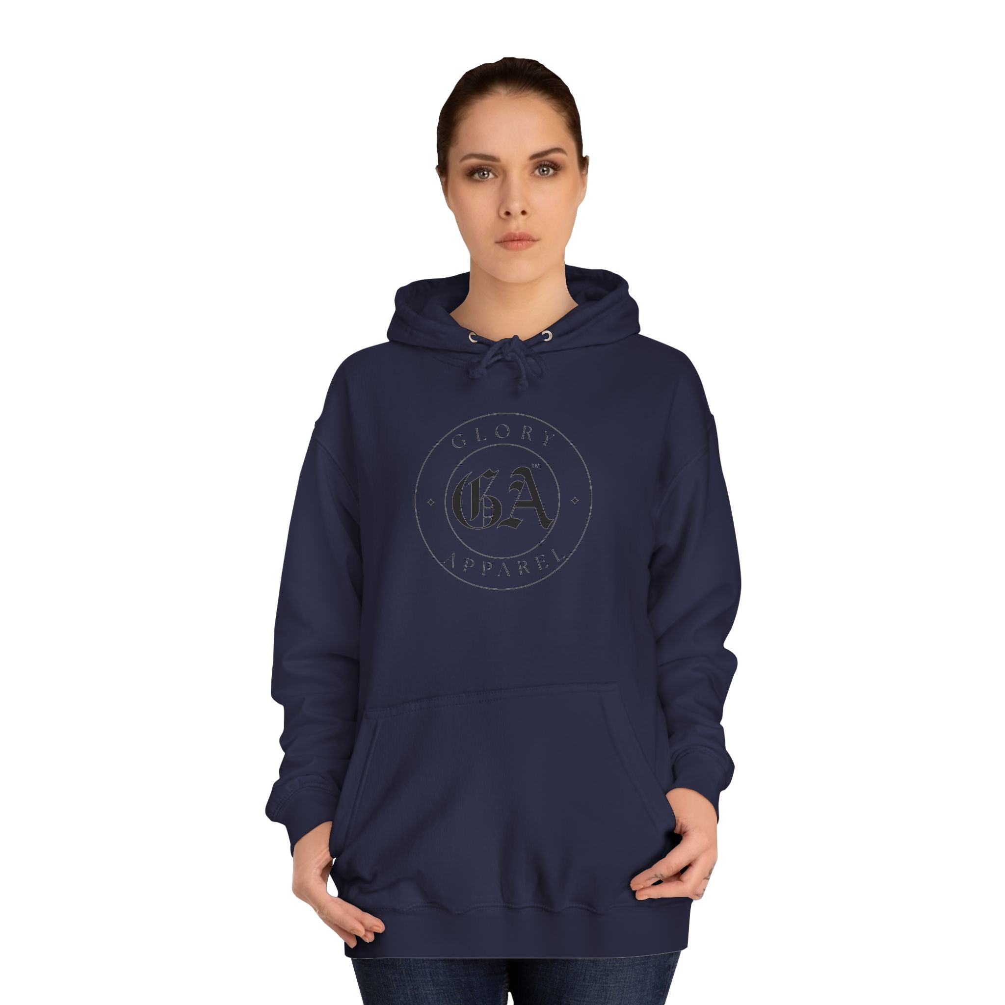 Collection of Glory Apparel Cozy Unisex College Hoodie  - Perfect for Campus Life & Casual Wear in a gallery layout