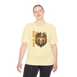 Collection of Lion of Judah Unisex Moisture Wicking Tee - Stylish Performance Shirt for Active Lifestyle in a gallery layout