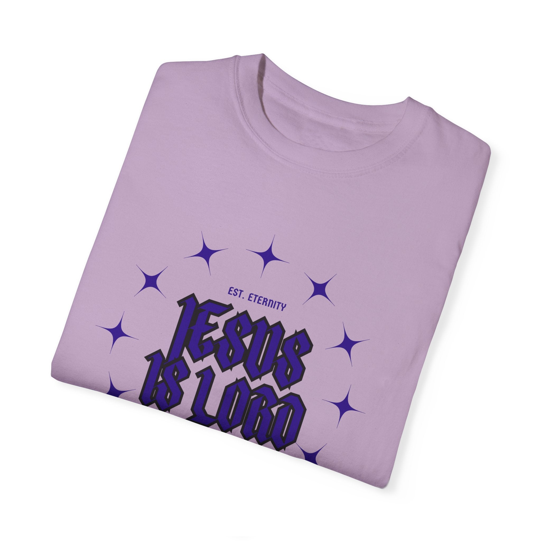 Collection of Inspirational Unisex T-Shirt - 'Jesus is Lord' Design - Perfect for Faith-Based Celebrations in a gallery layout