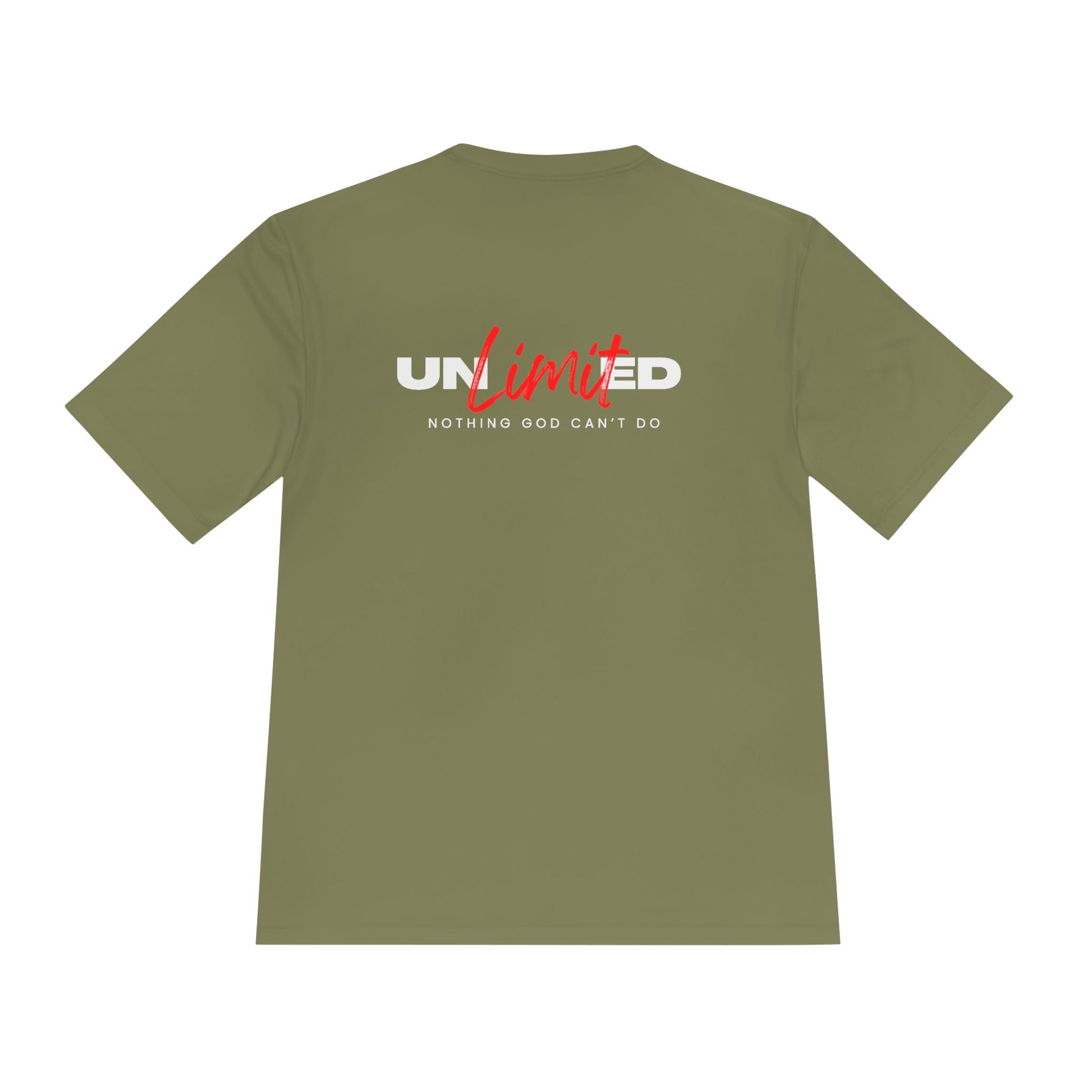 Unisex Moisture Wicking Tee - 'Unlimited' Inspirational Sportswear