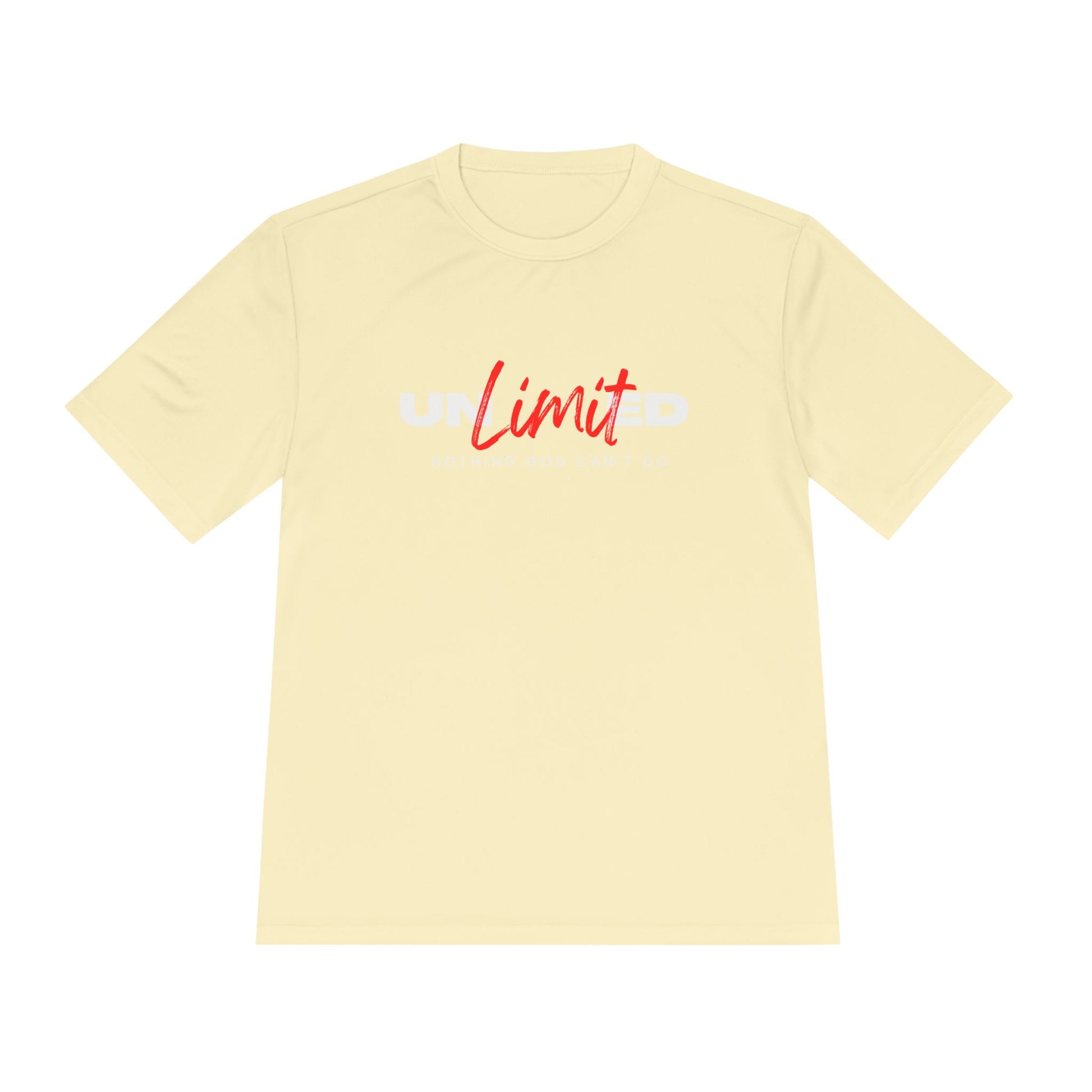 Unisex Moisture Wicking Tee - 'Unlimited' Inspirational Sportswear