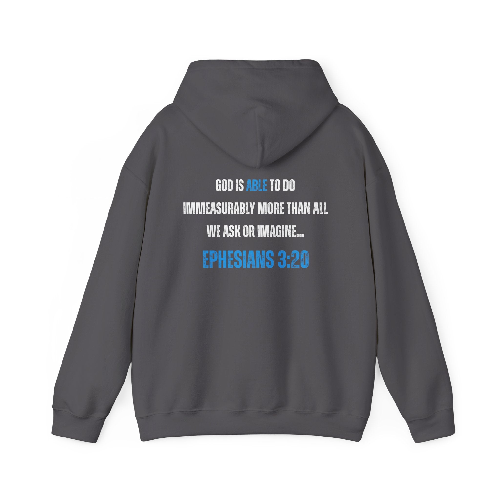 Collection of God Is Able Unisex Hooded Sweatshirt in a gallery layout