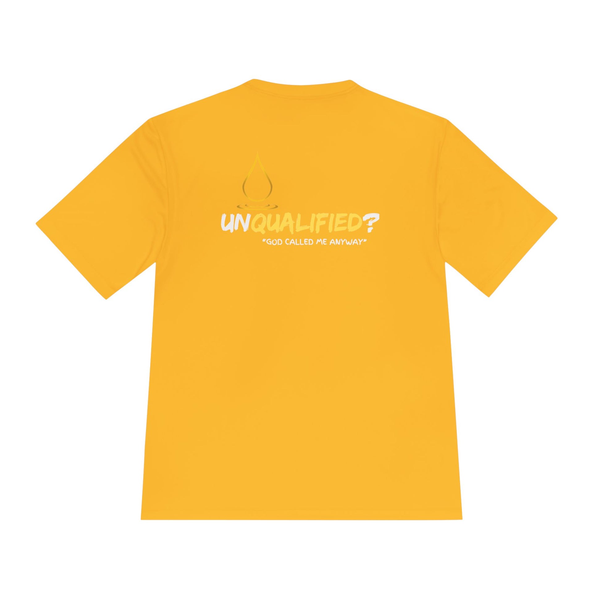 Unisex Moisture Wicking Tee - 'UNQUALIFIED?' Performance Shirt for Athletes