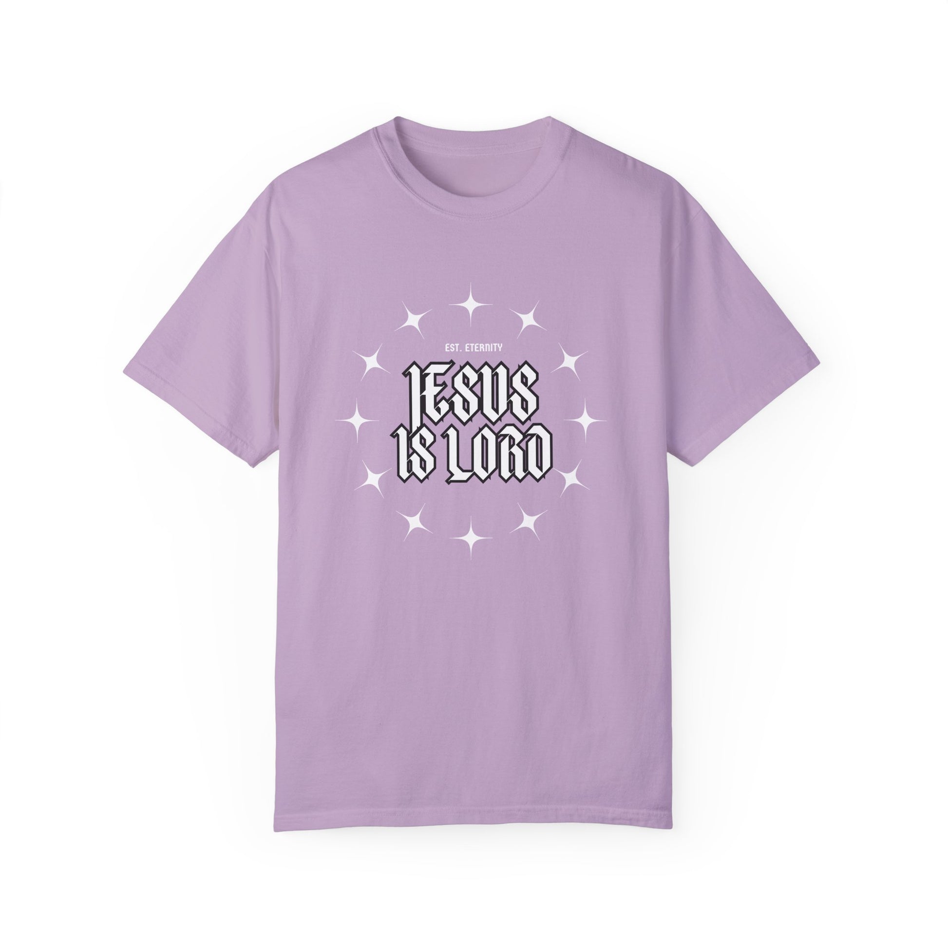 Jesus Is Lord Unisex Garment-Dyed T-Shirt - Faith-Inspired Apparel
