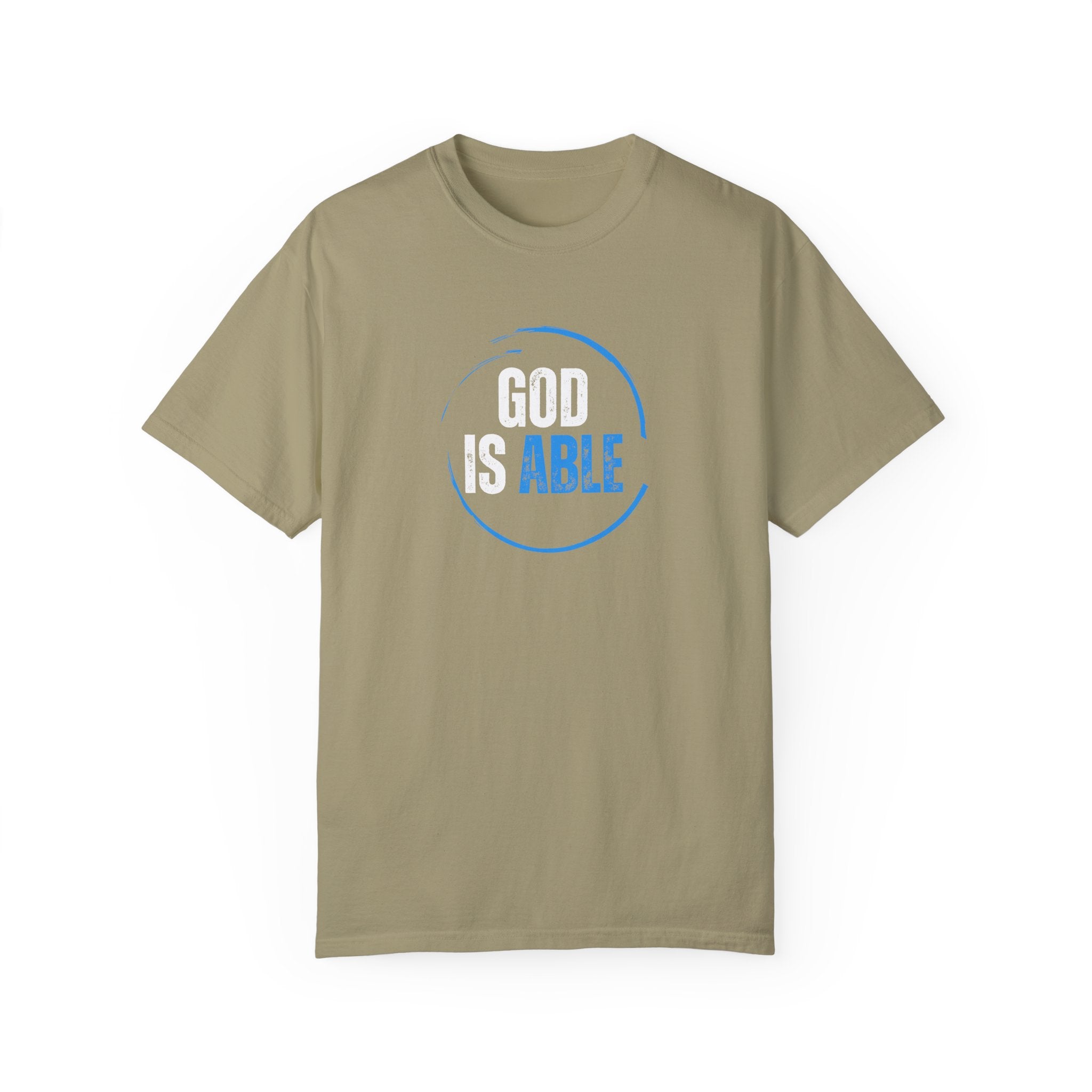 Collection of Inspirational Unisex T-Shirt - 'God Is Able' with Ephesians 3:20 Message in a gallery layout