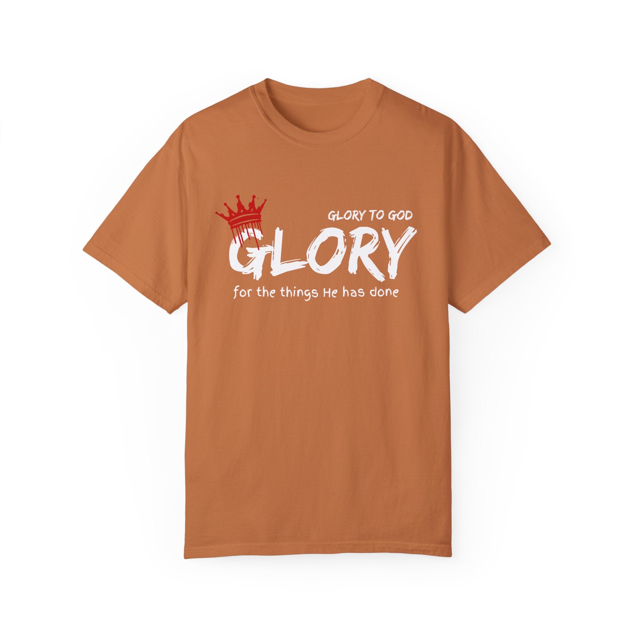 Collection of Faith-Inspired Unisex T-Shirt - 'Glory to God' Design in a gallery layout