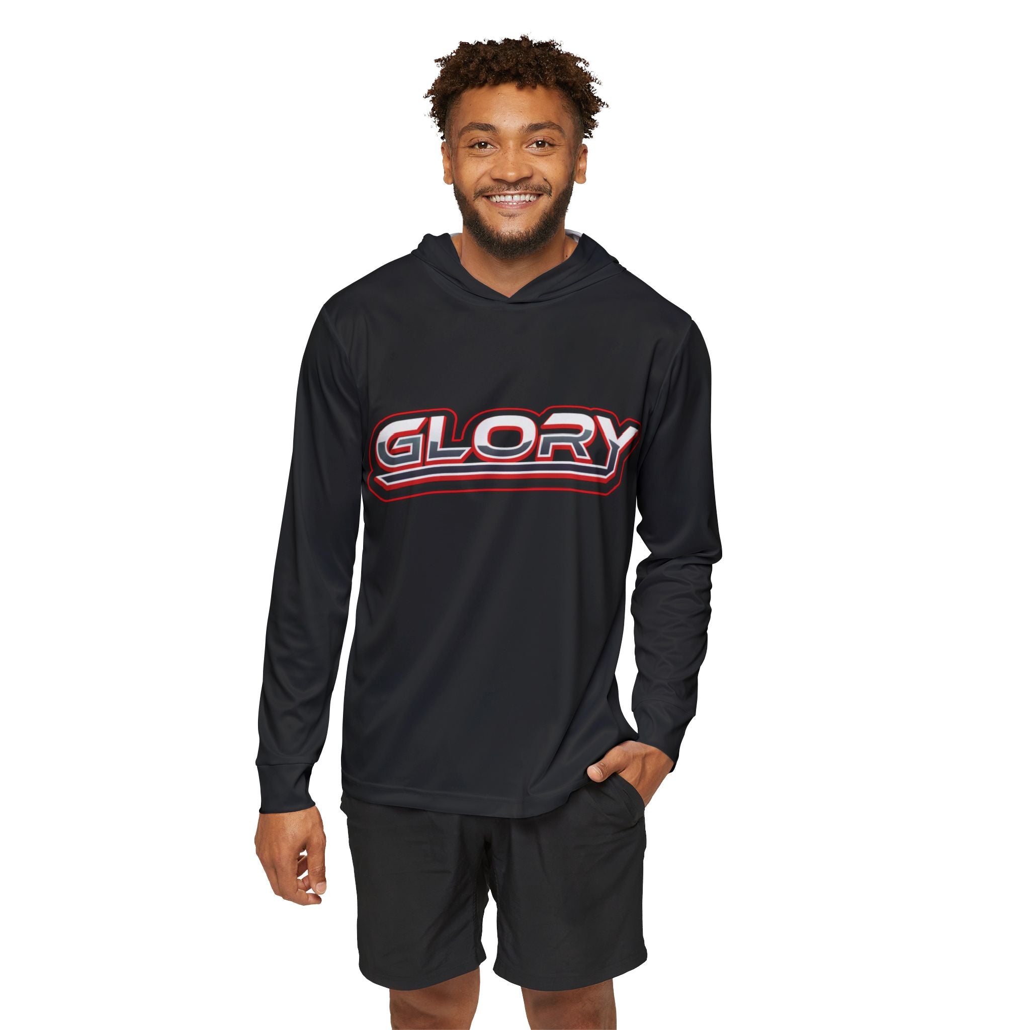 Collection of Men's Sports Warmup Hoodie for Athletes - 'GLORY' Design | Performance Activewear in a gallery layout