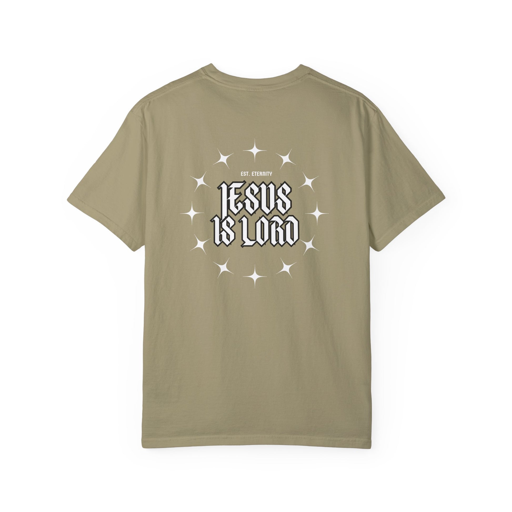 Jesus Is Lord Unisex Garment-Dyed T-Shirt - Faith-Inspired Apparel