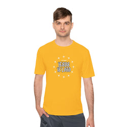 Collection of Unisex Moisture Wicking Tee - 'Jesus is Lord' Inspirational Activewear in a gallery layout