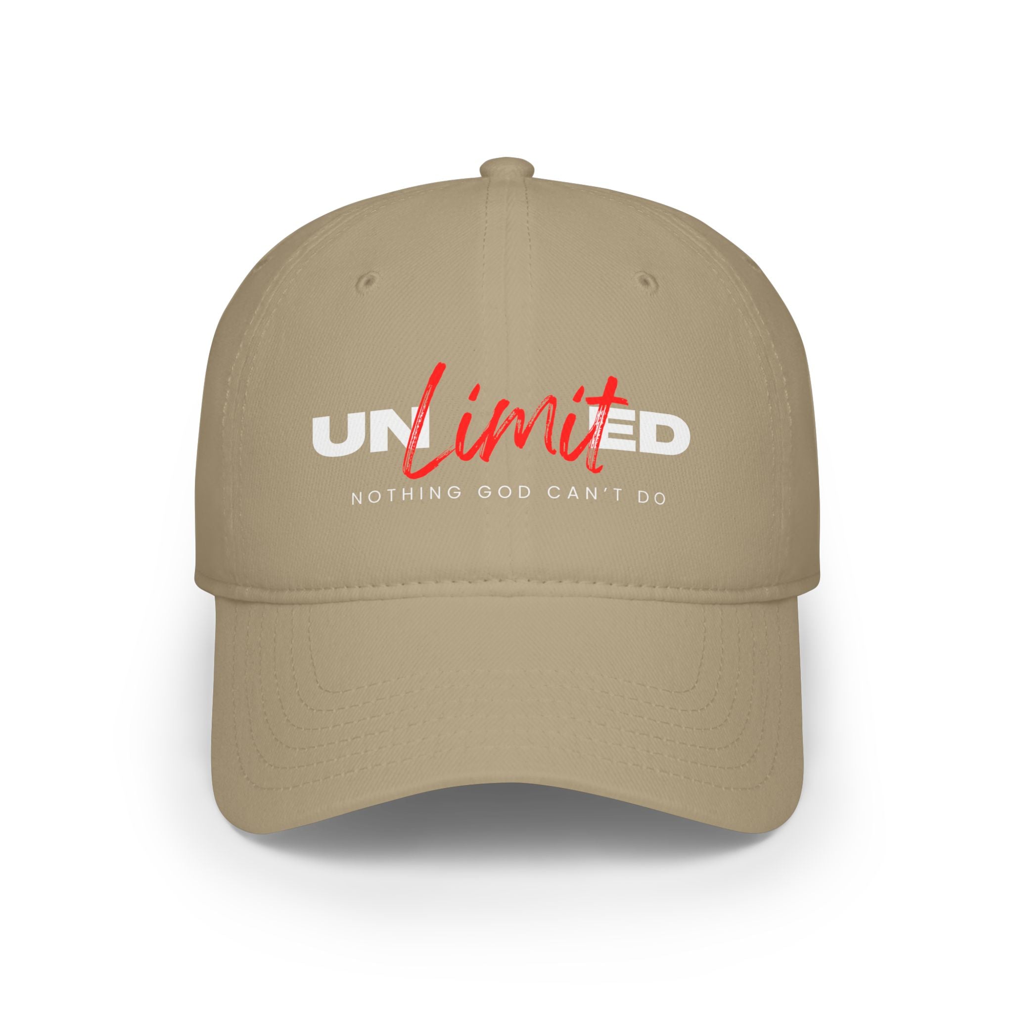 Collection of Unlimited "Nothing God Can't Do" Baseball Cap in a gallery layout