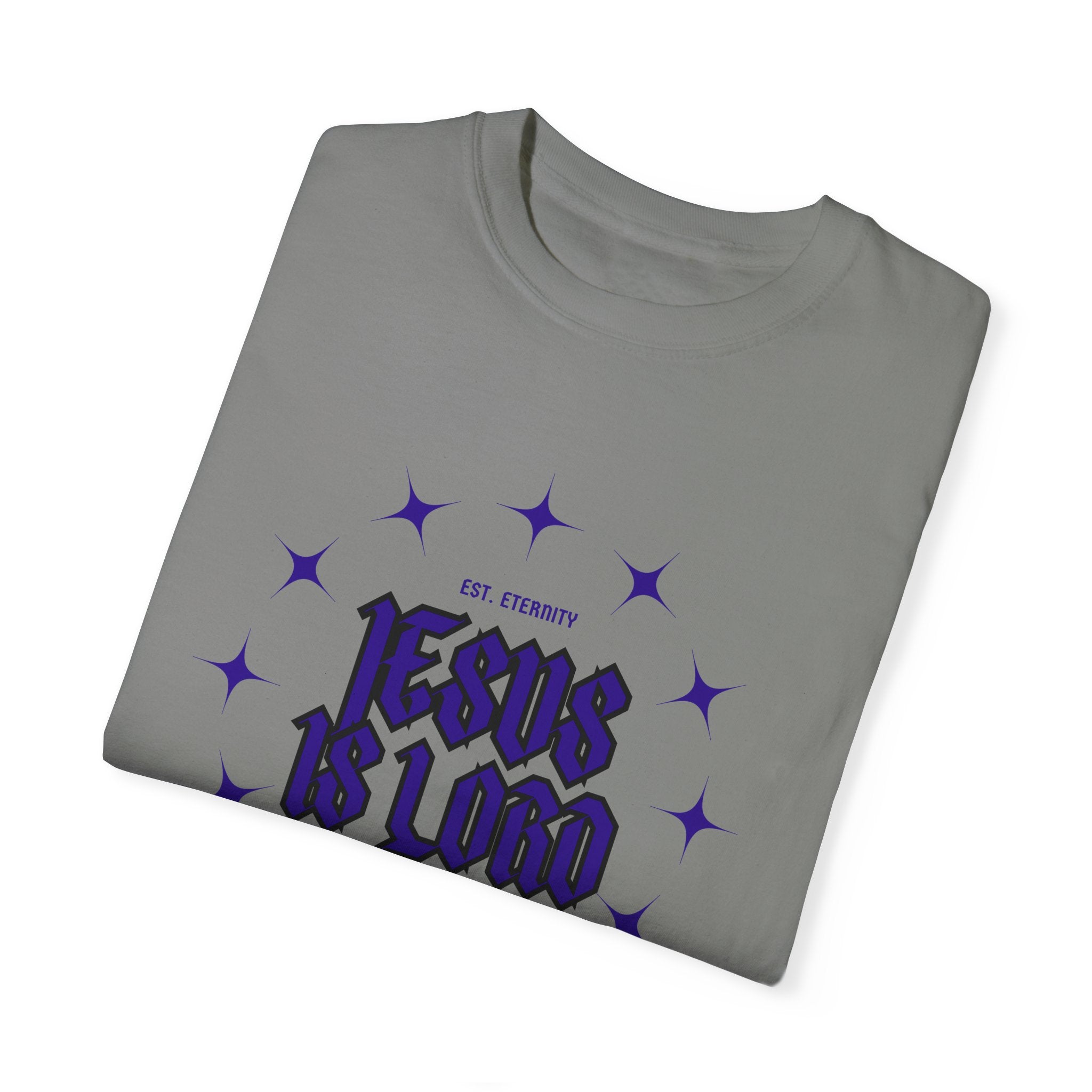 Collection of Inspirational Unisex T-Shirt - 'Jesus is Lord' Design - Perfect for Faith-Based Celebrations in a gallery layout