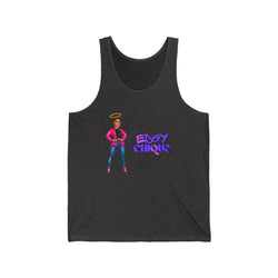 Collection of Edgy Chique Unisex Jersey Tank - Fun & Stylish Graphic Tank Top for Everyday Wear in a gallery layout