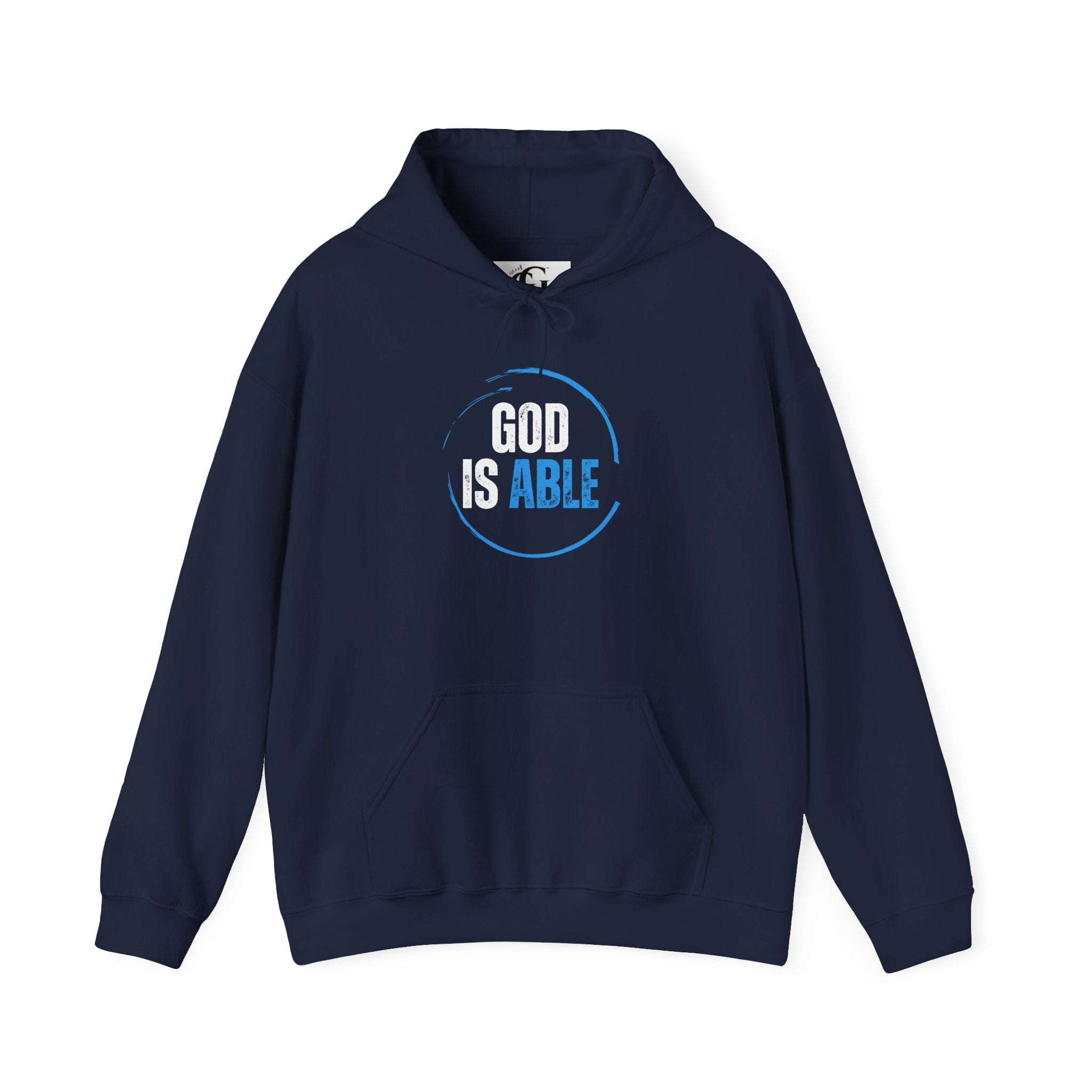 Collection of God Is Able Unisex Hooded Sweatshirt in a gallery layout