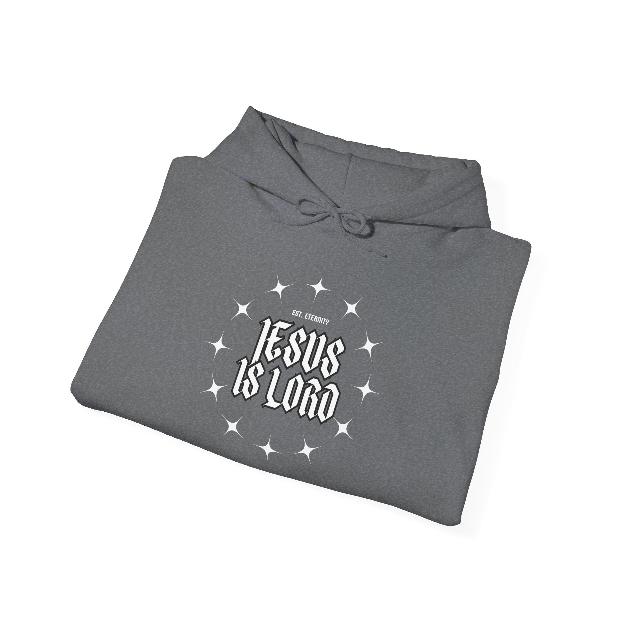 Collection of Unisex Heavy Hooded Sweatshirt - Jesus Is Lord Design in a gallery layout