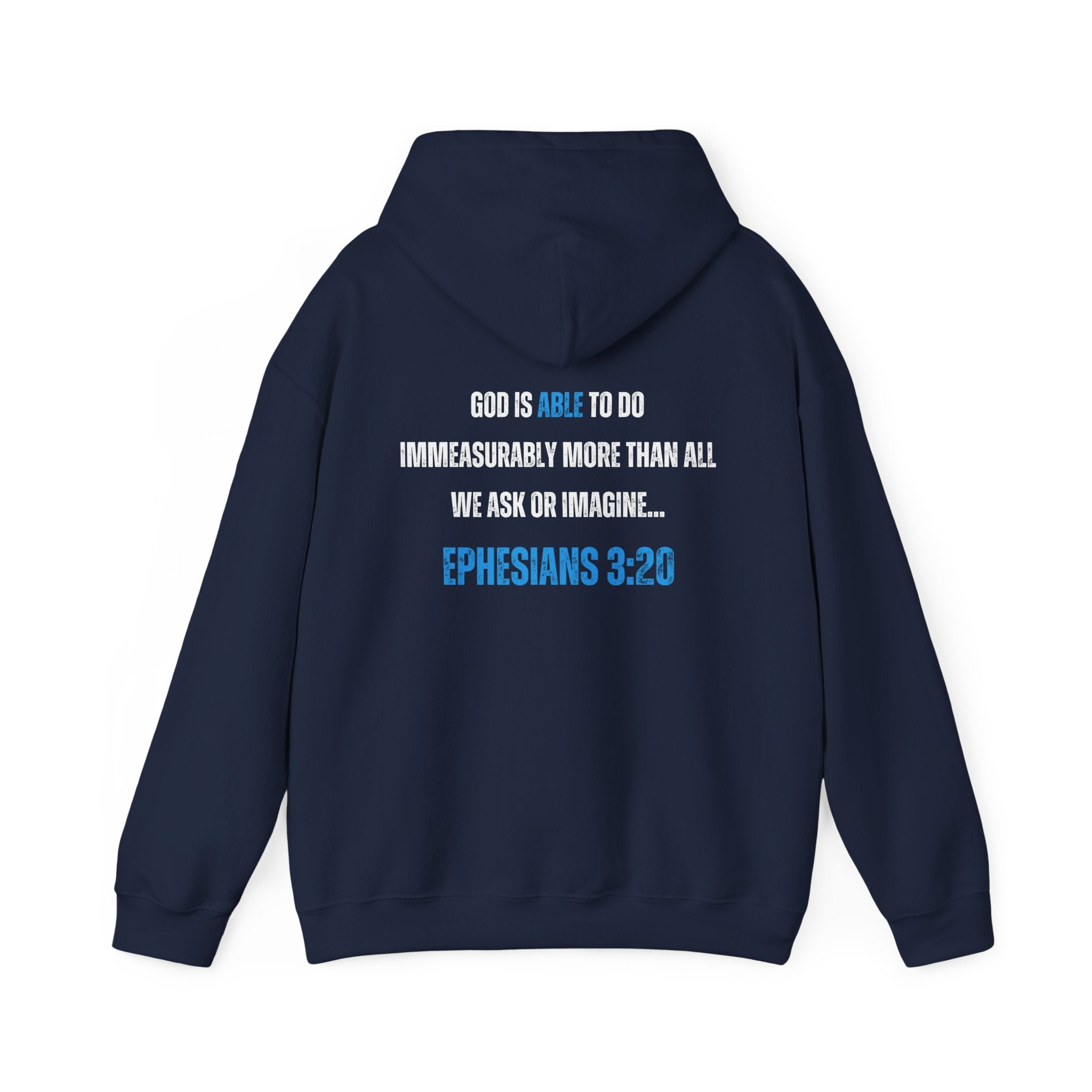 Collection of God Is Able Unisex Hooded Sweatshirt in a gallery layout