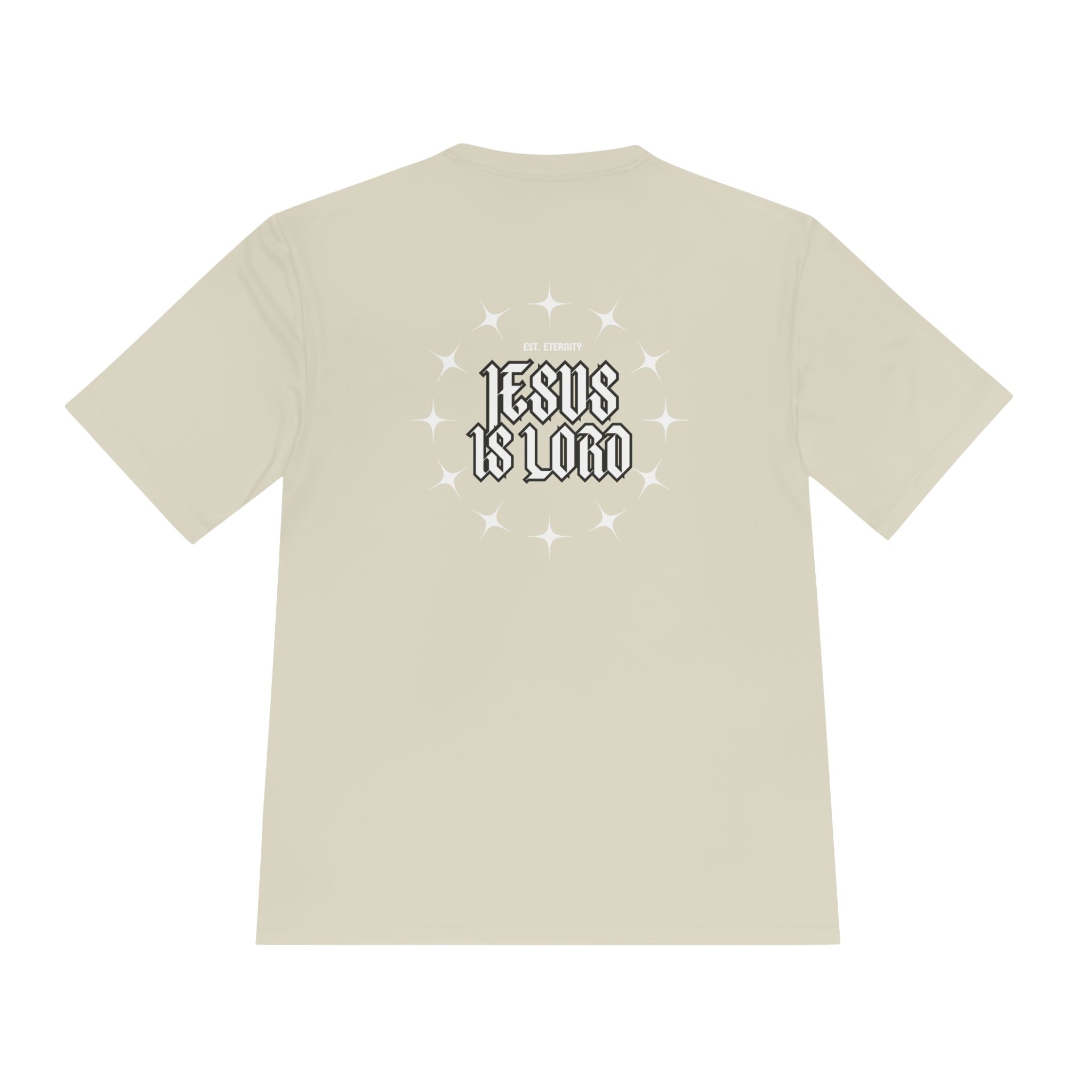 Collection of Unisex Moisture Wicking Tee - 'Jesus is Lord' Inspirational Activewear in a gallery layout