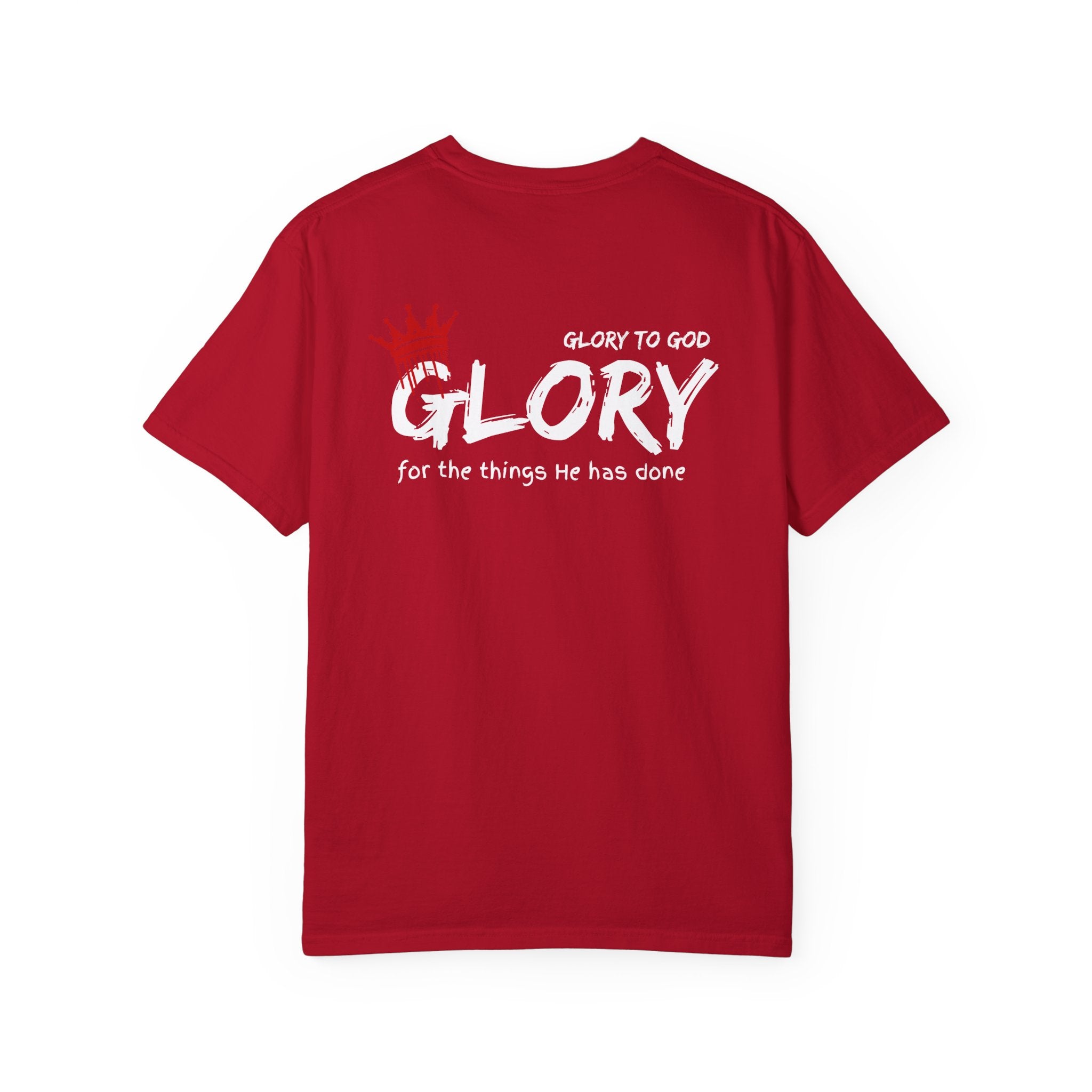Collection of Faith-Inspired Unisex T-Shirt - 'Glory to God' Design in a gallery layout