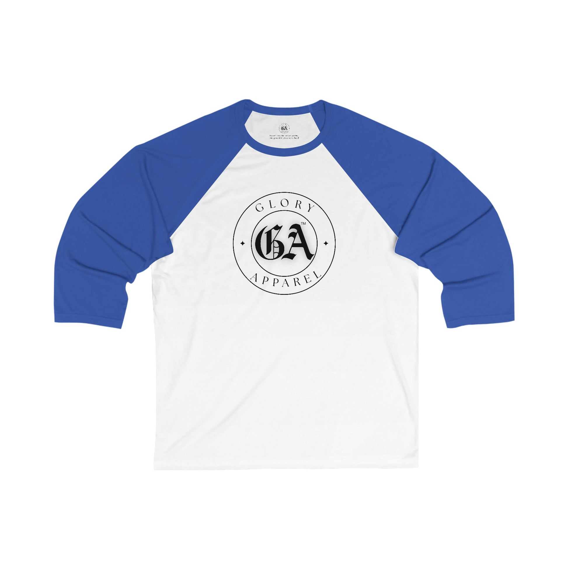 Glory Apparel Unisex 3/4 Sleeve Baseball Tee - Glory Apparel Design for Casual Comfort