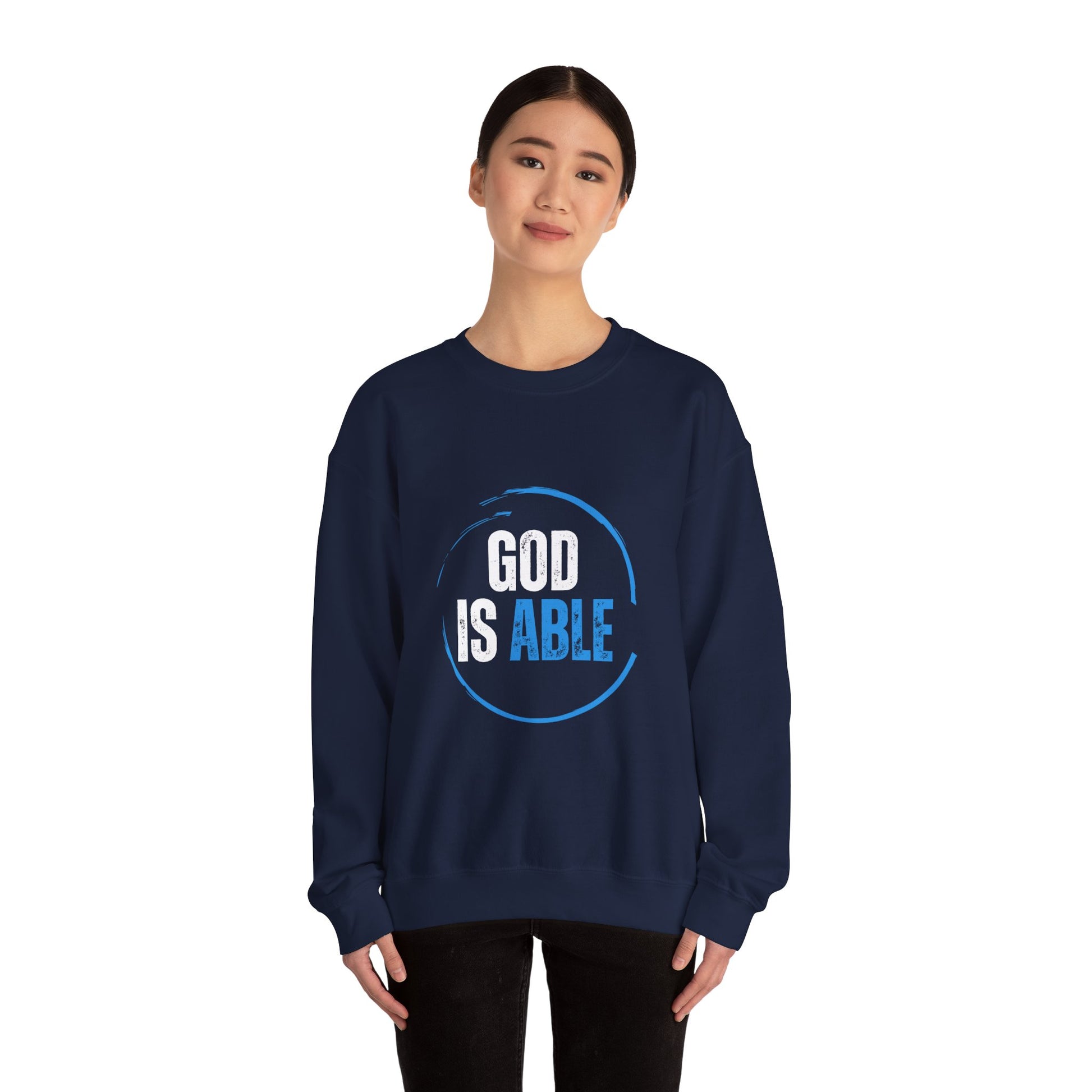 God is Able Crewneck Sweatshirt | Ephesians 3:20
