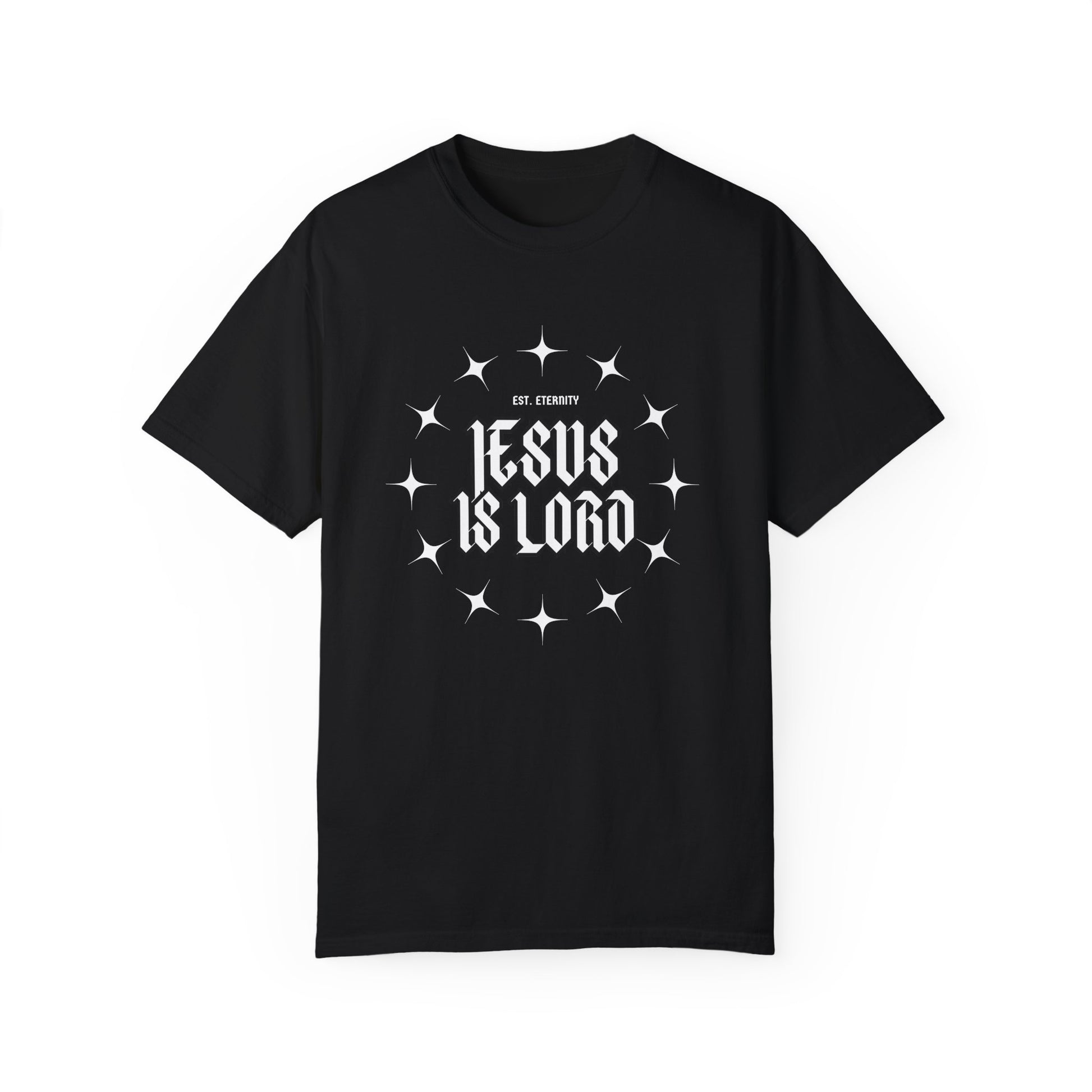 Jesus Is Lord Unisex Garment-Dyed T-Shirt - Faith-Inspired Apparel